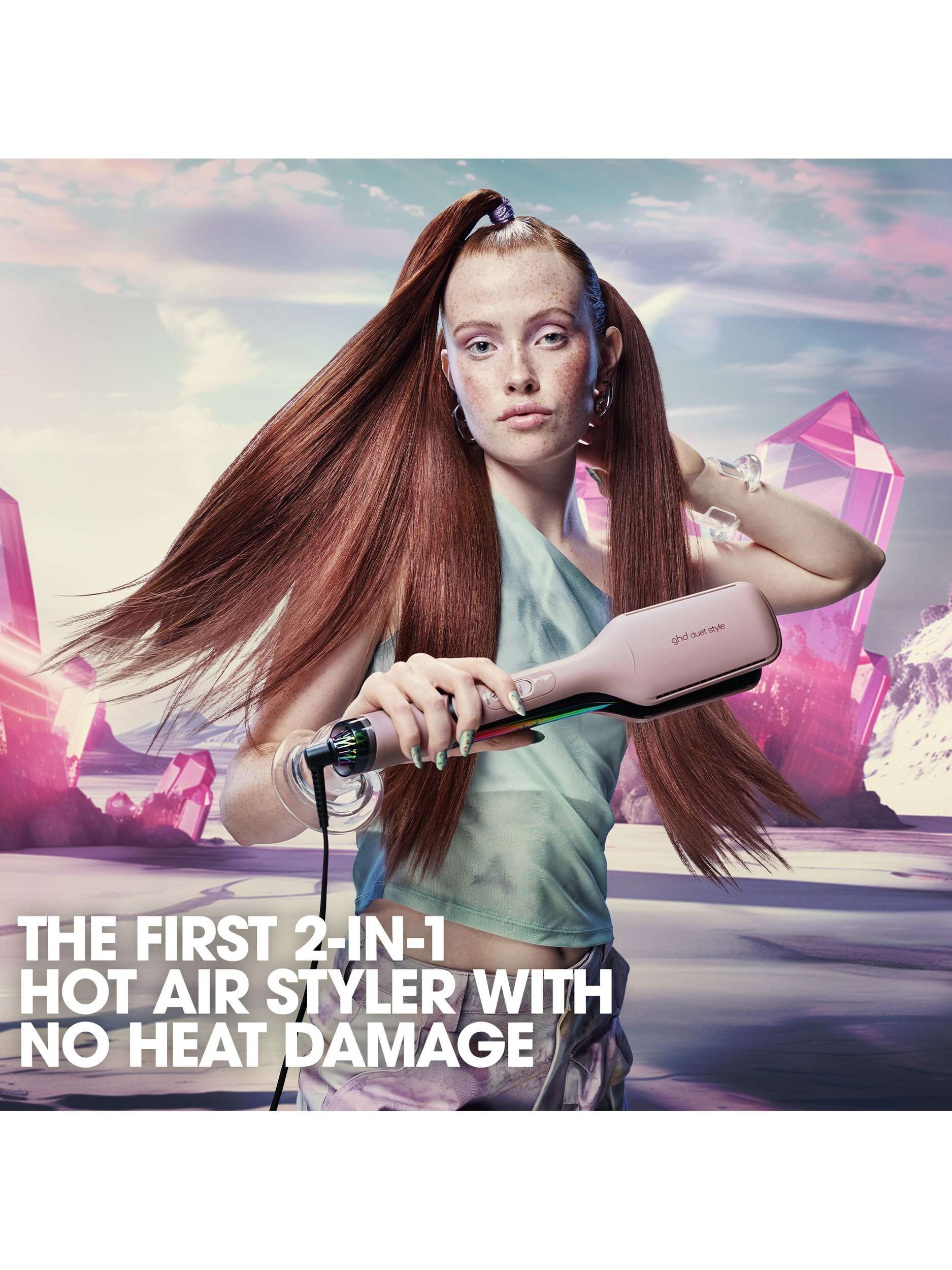 Duet Style Limited Edition Hot Air Styler with Matching Heat-Resistant Bag, Pink
