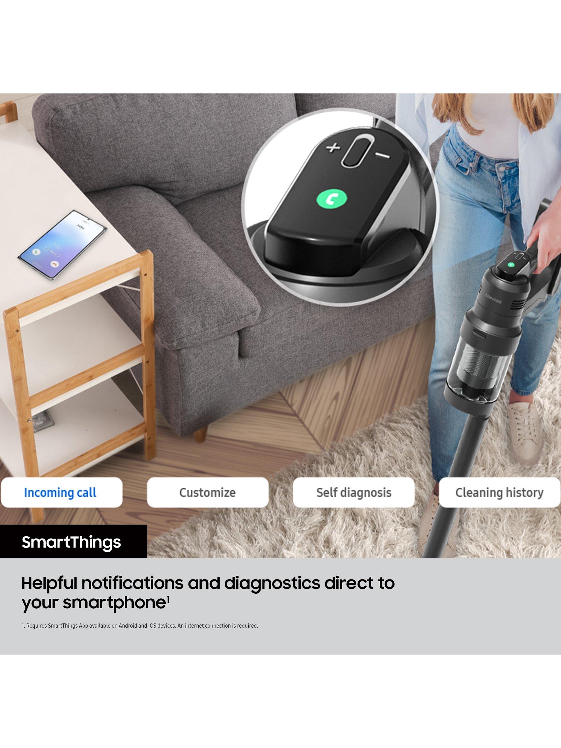 Bespoke Jet AI Ultra, Max 400W Suction Power Smart Cordless Vacuum Cleaner with AI Cleaning, Satin Mint