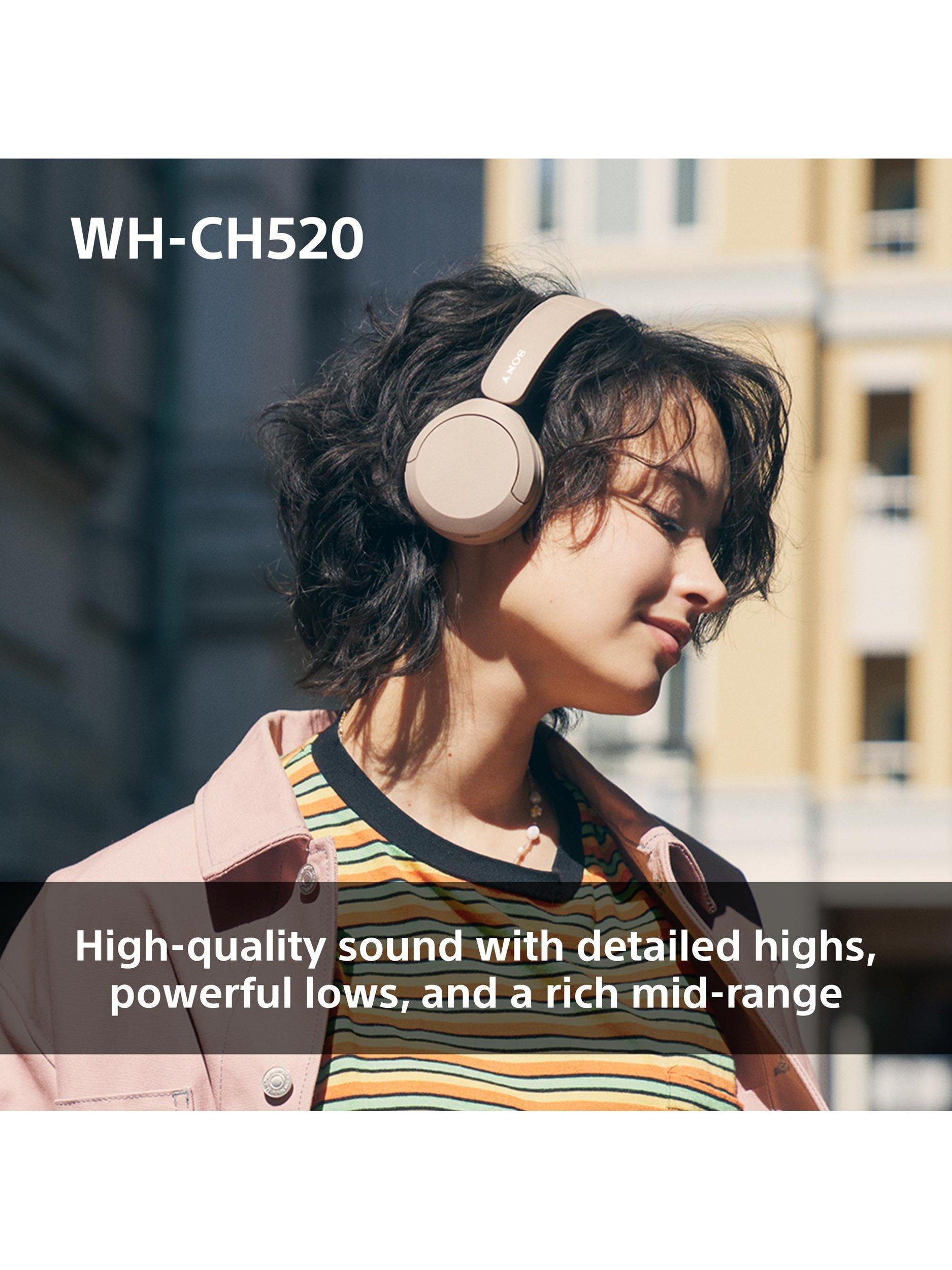 WH-CH520 Bluetooth Wireless On-Ear Headphones with Mic/Remote