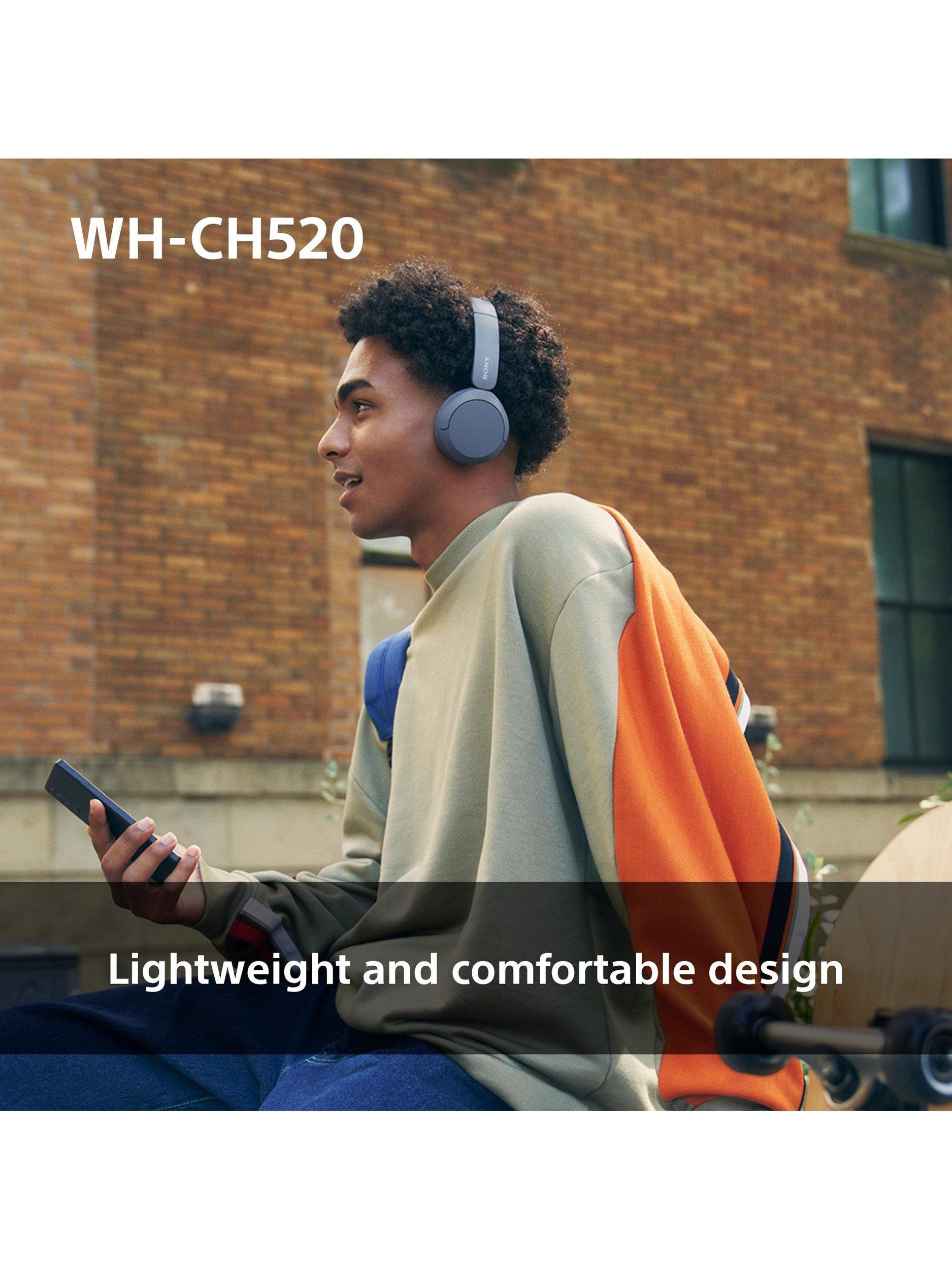 WH-CH520 Bluetooth Wireless On-Ear Headphones with Mic/Remote