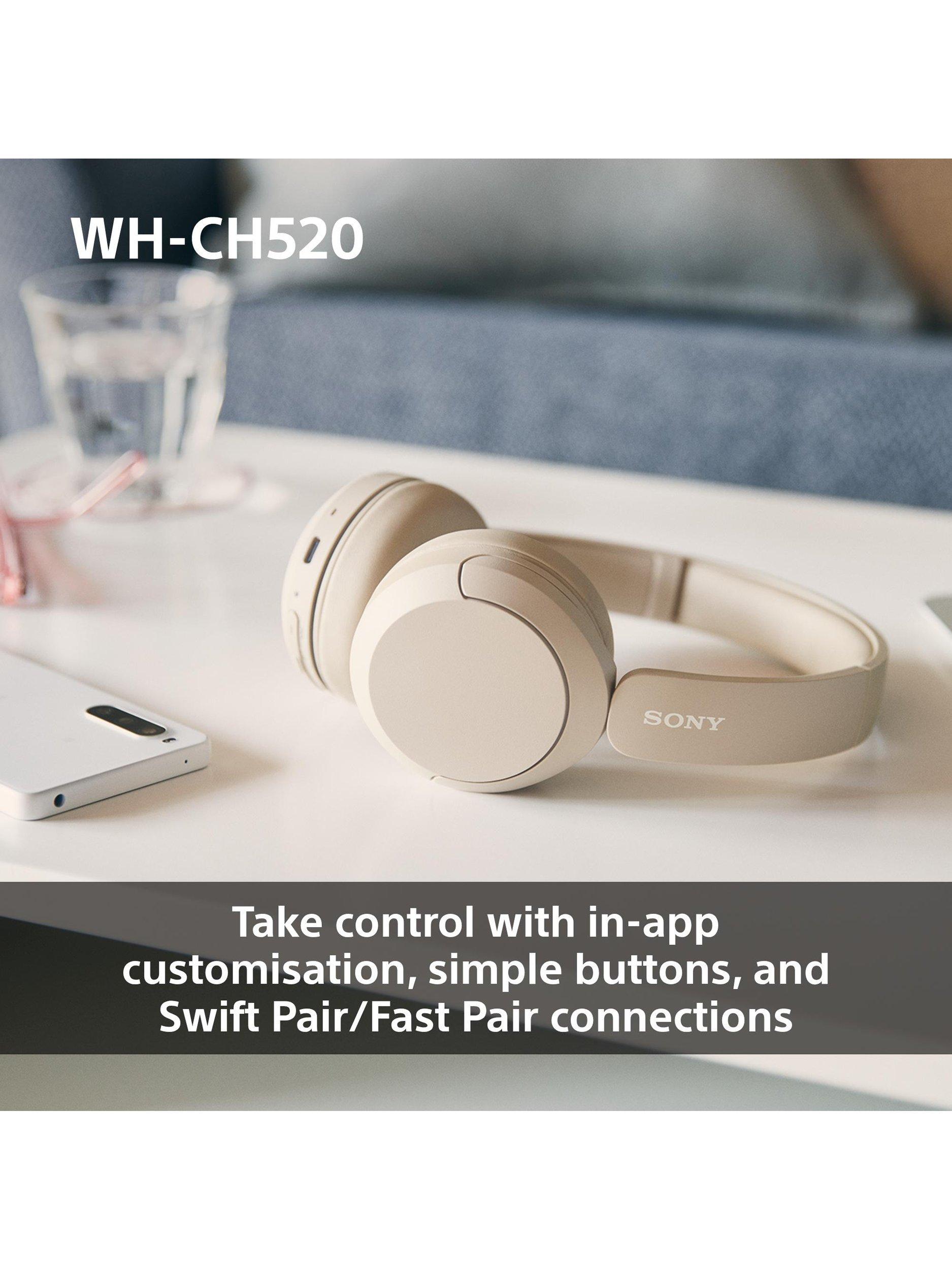 WH-CH520 Bluetooth Wireless On-Ear Headphones with Mic/Remote