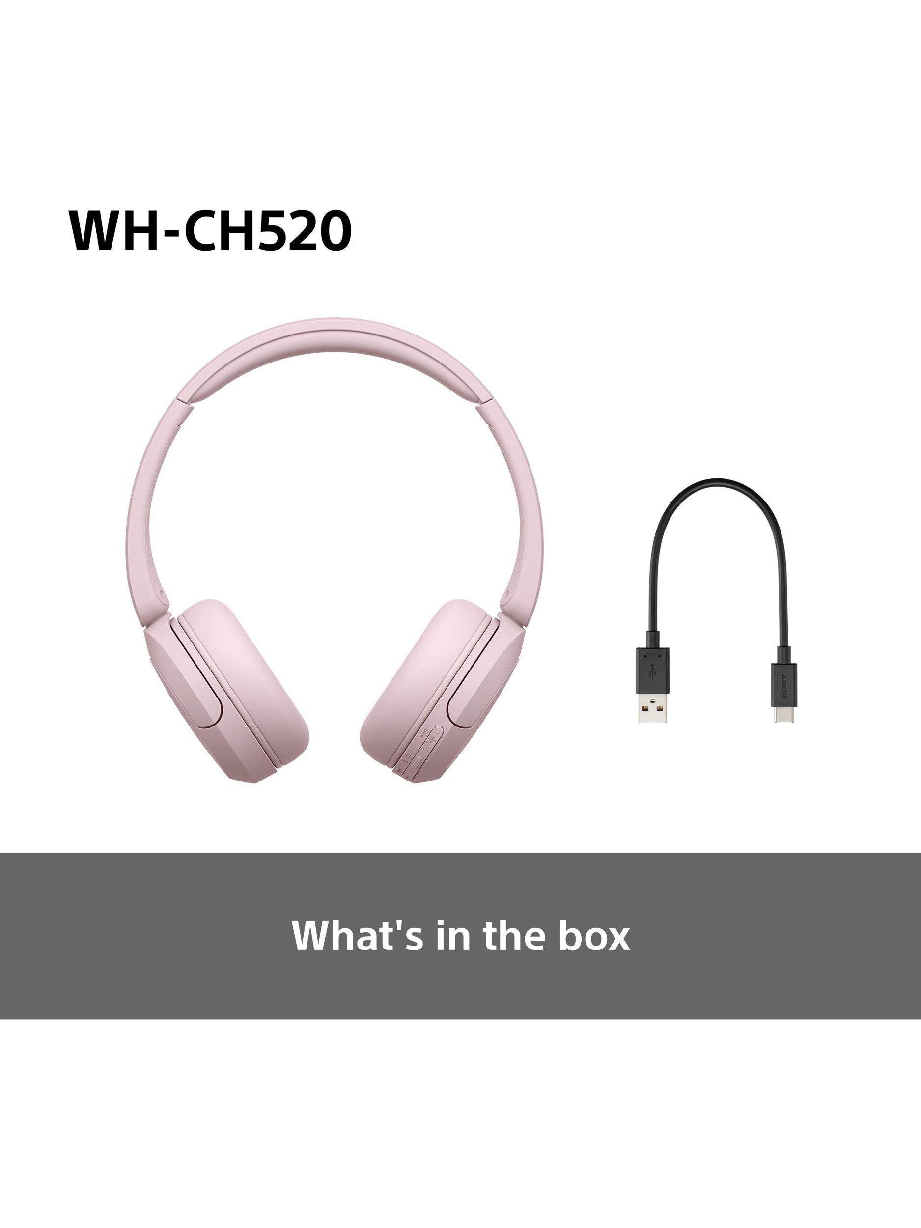 WH-CH520 Bluetooth Wireless On-Ear Headphones with Mic/Remote