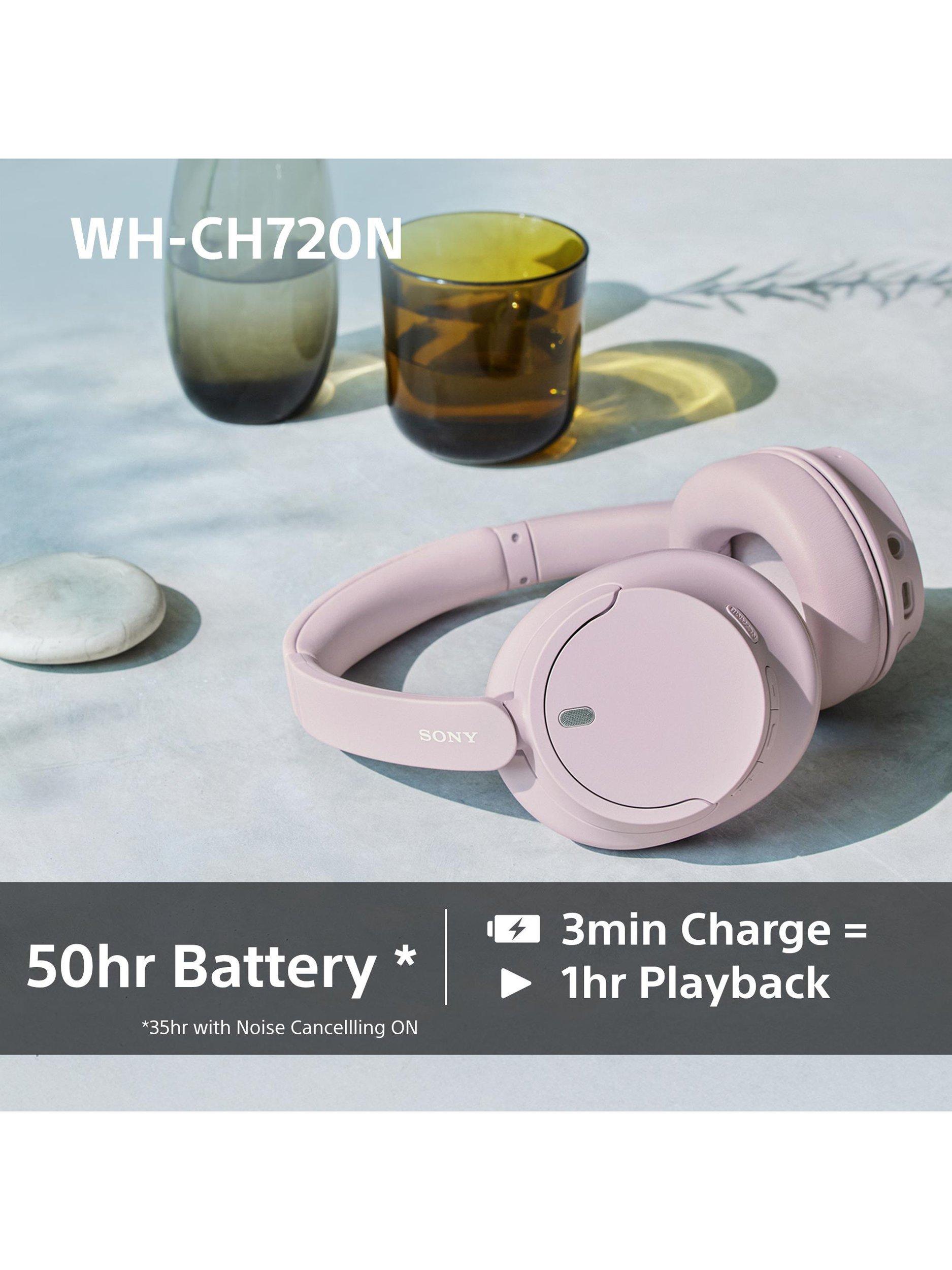WH-CH720 Noise Cancelling Bluetooth Wireless Over-Ear Headphones with Mic/Remote