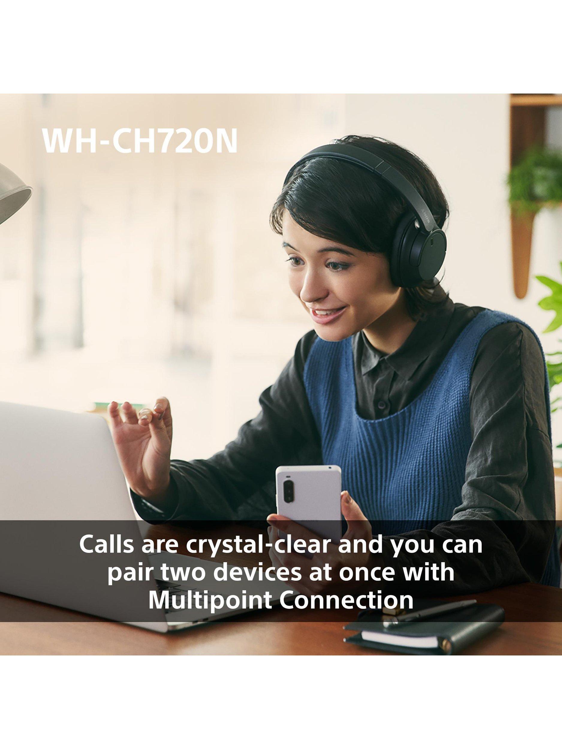 WH-CH720 Noise Cancelling Bluetooth Wireless Over-Ear Headphones with Mic/Remote