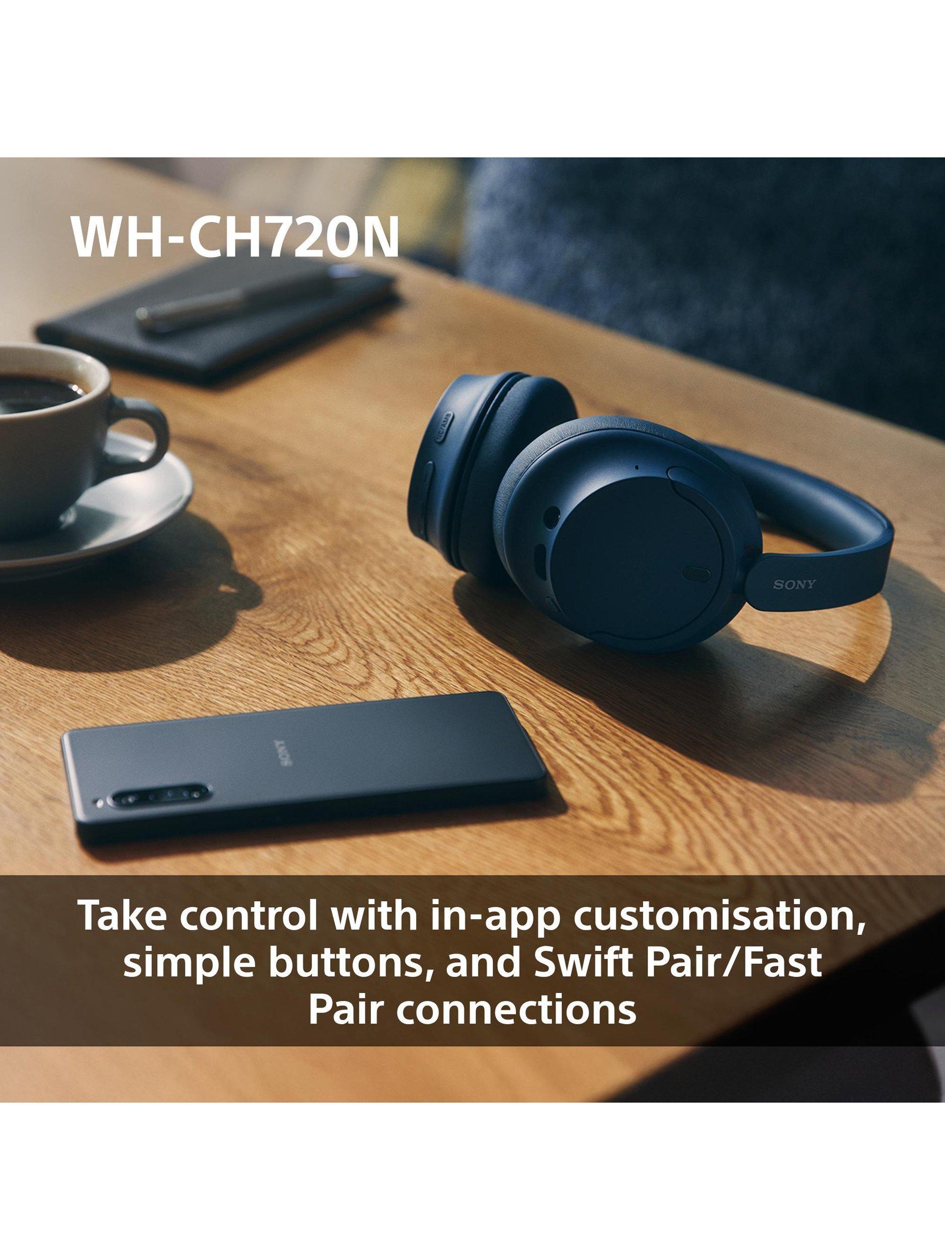 WH-CH720 Noise Cancelling Bluetooth Wireless Over-Ear Headphones with Mic/Remote