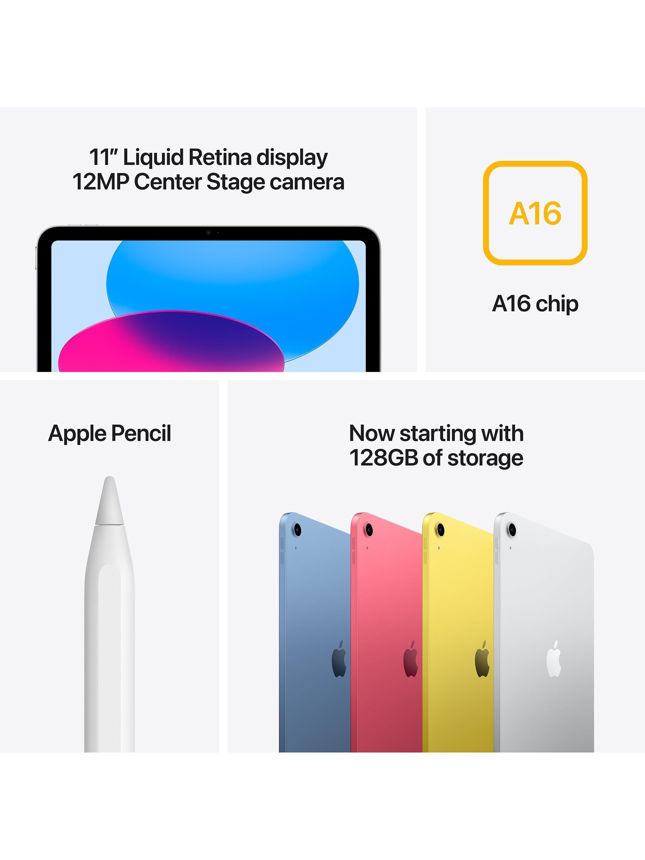 2025 Apple iPad 11", A16 Processor, iPadOS, Wi-Fi, 256GB