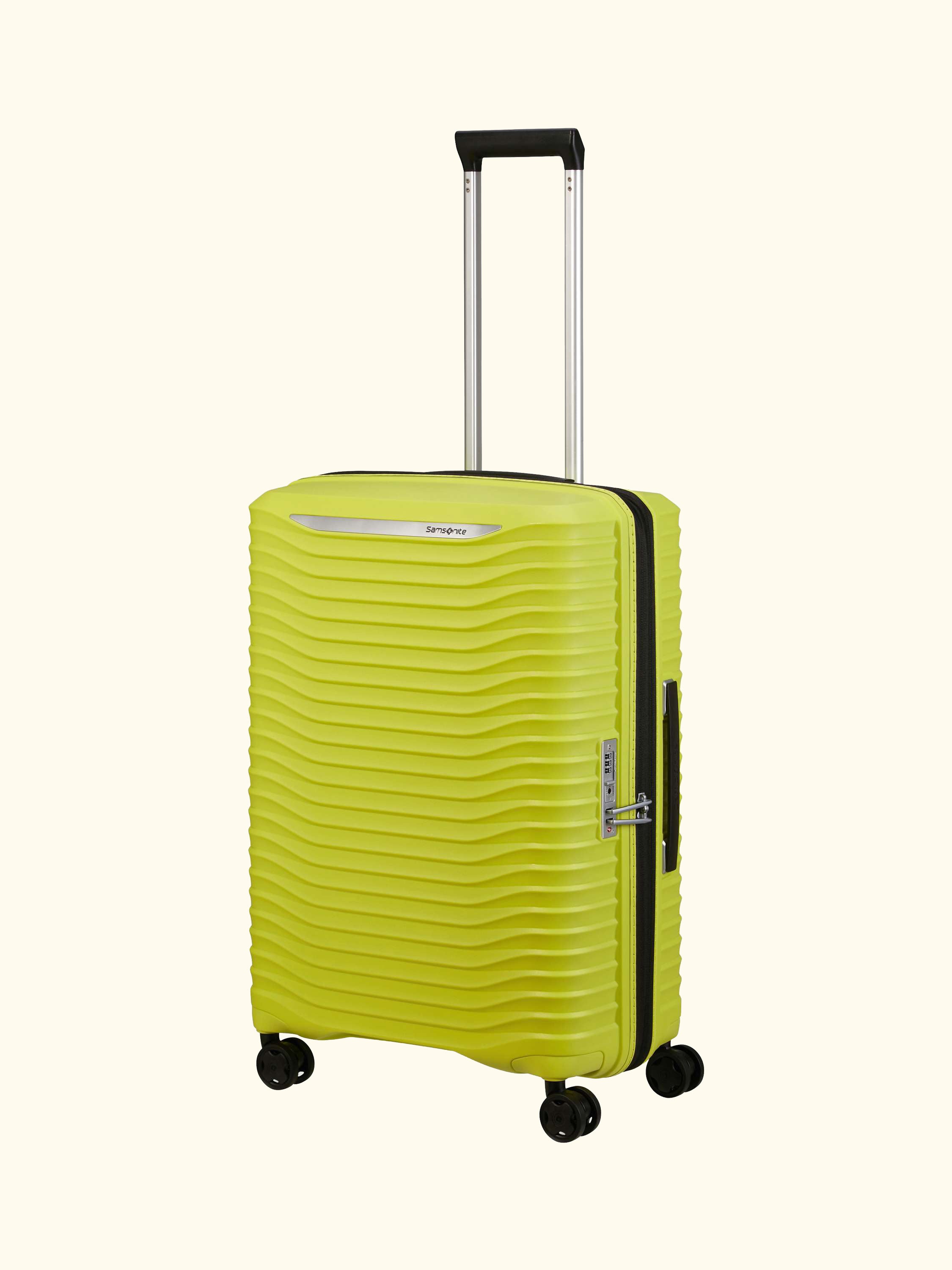 Upscape 68cm Expandable 4-Wheel Suitcase, 83L, Lime