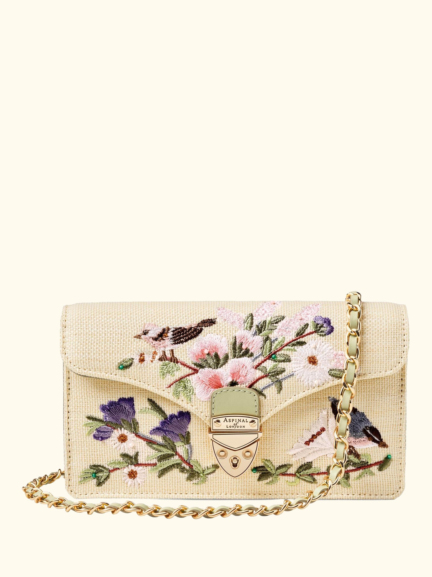 Mayfair Embroidered Clutch Bag, Multi