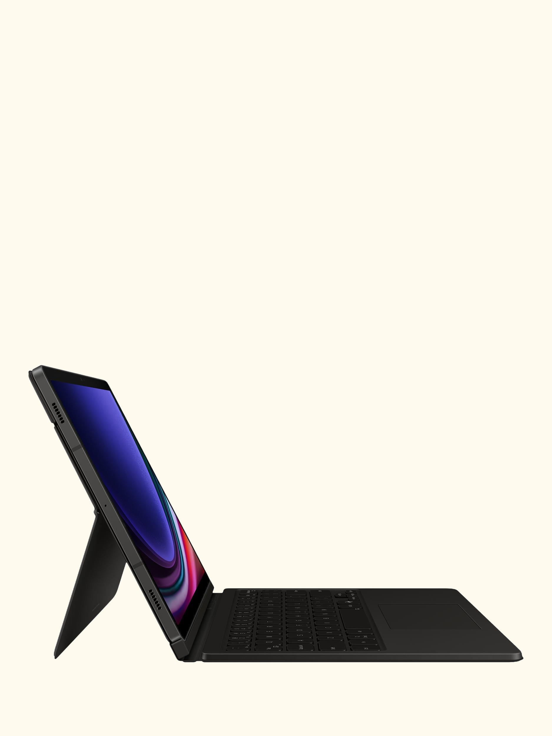AI Book Cover Keyboard with Trackpad for Galaxy Tab S10 FE, S9, S9 FE