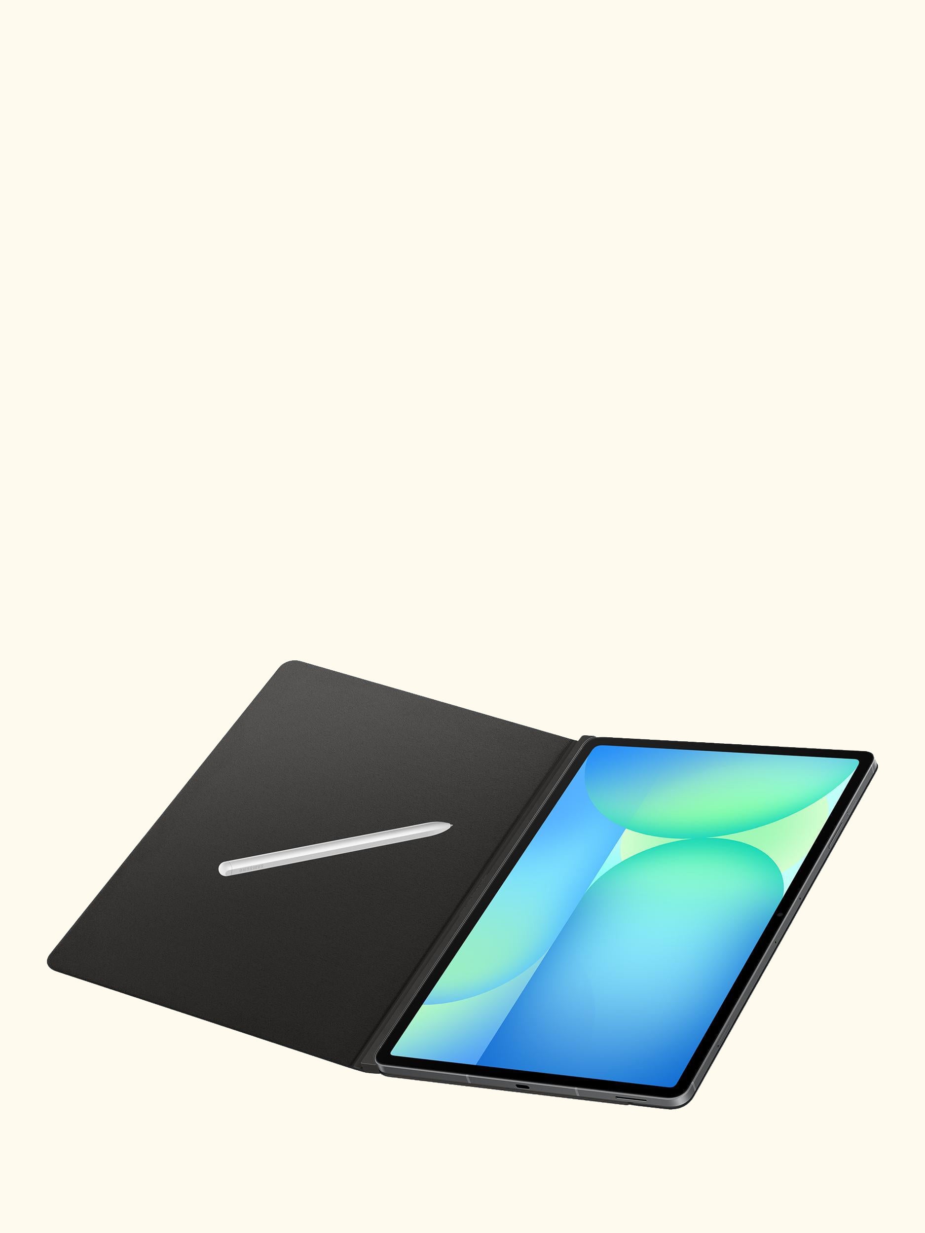 Galaxy Tab S10 FE+ Smart Book Cover, Black