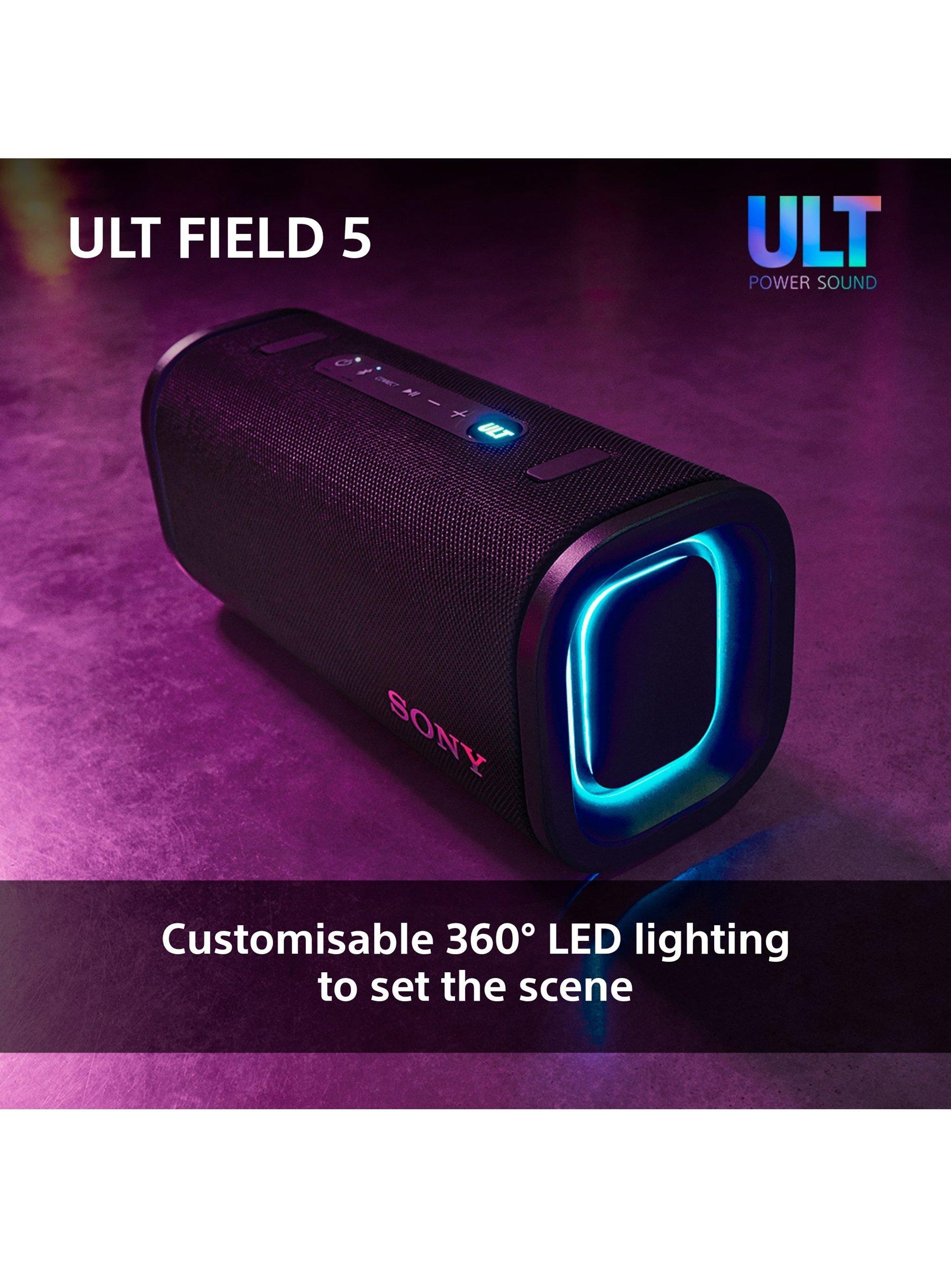 SRS-ULT50 ULT Field 5 Waterproof Bluetooth Portable Speaker with ULT POWER SOUND & LED Lighting