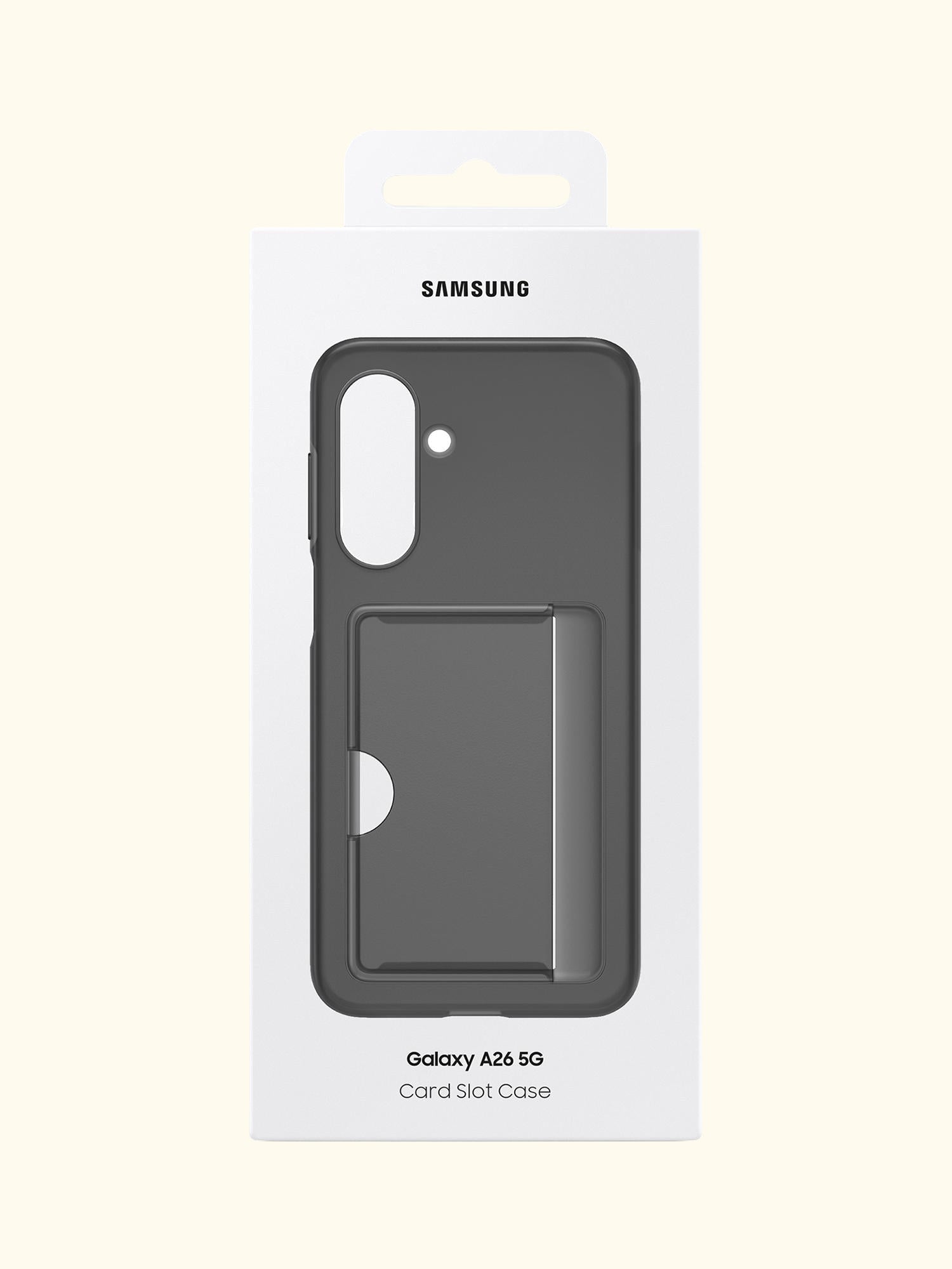 Galaxy A26 Card Slot Case, Black