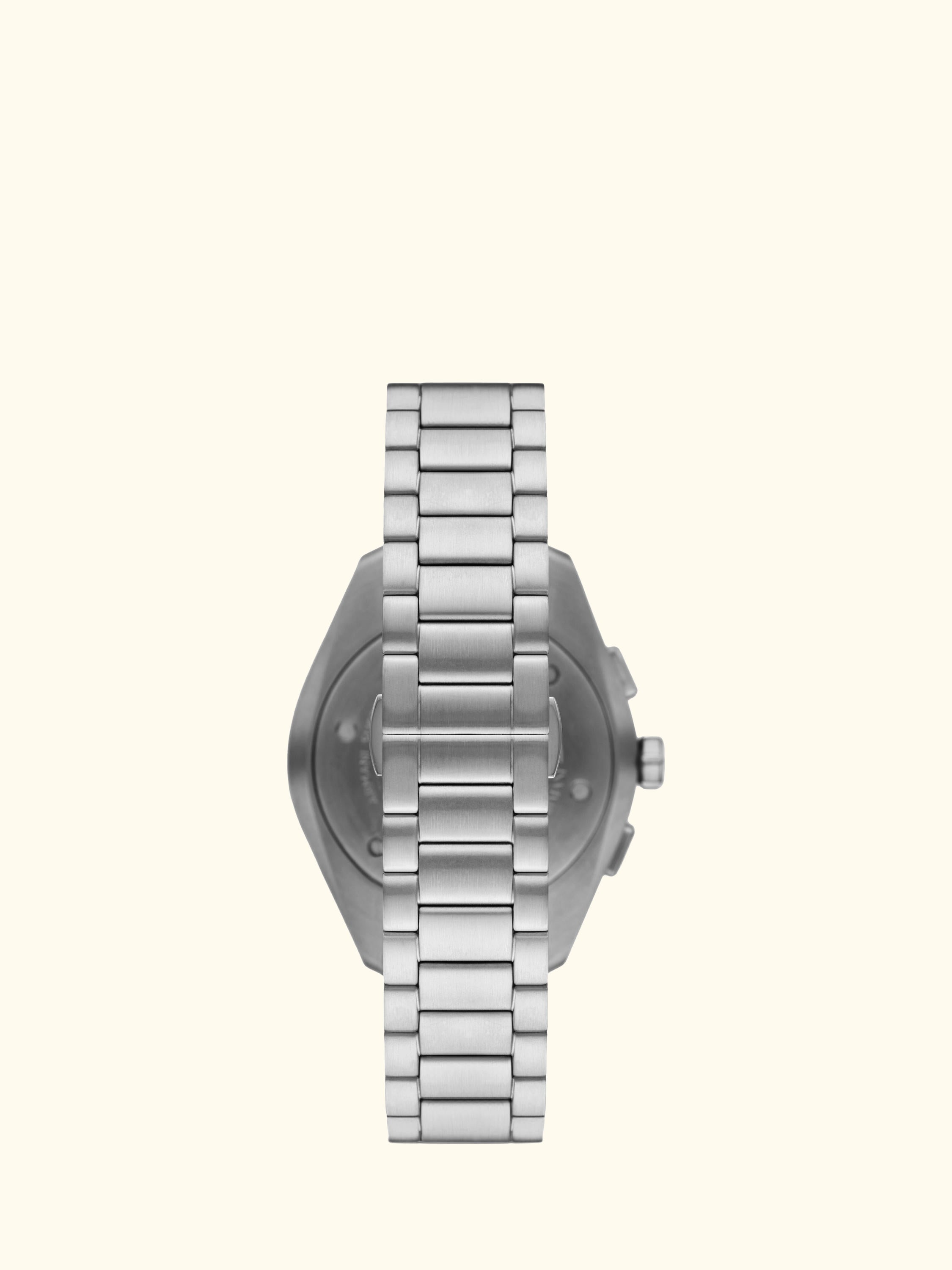 AR11541 Men's Bracelet Watch, Silver And Blue