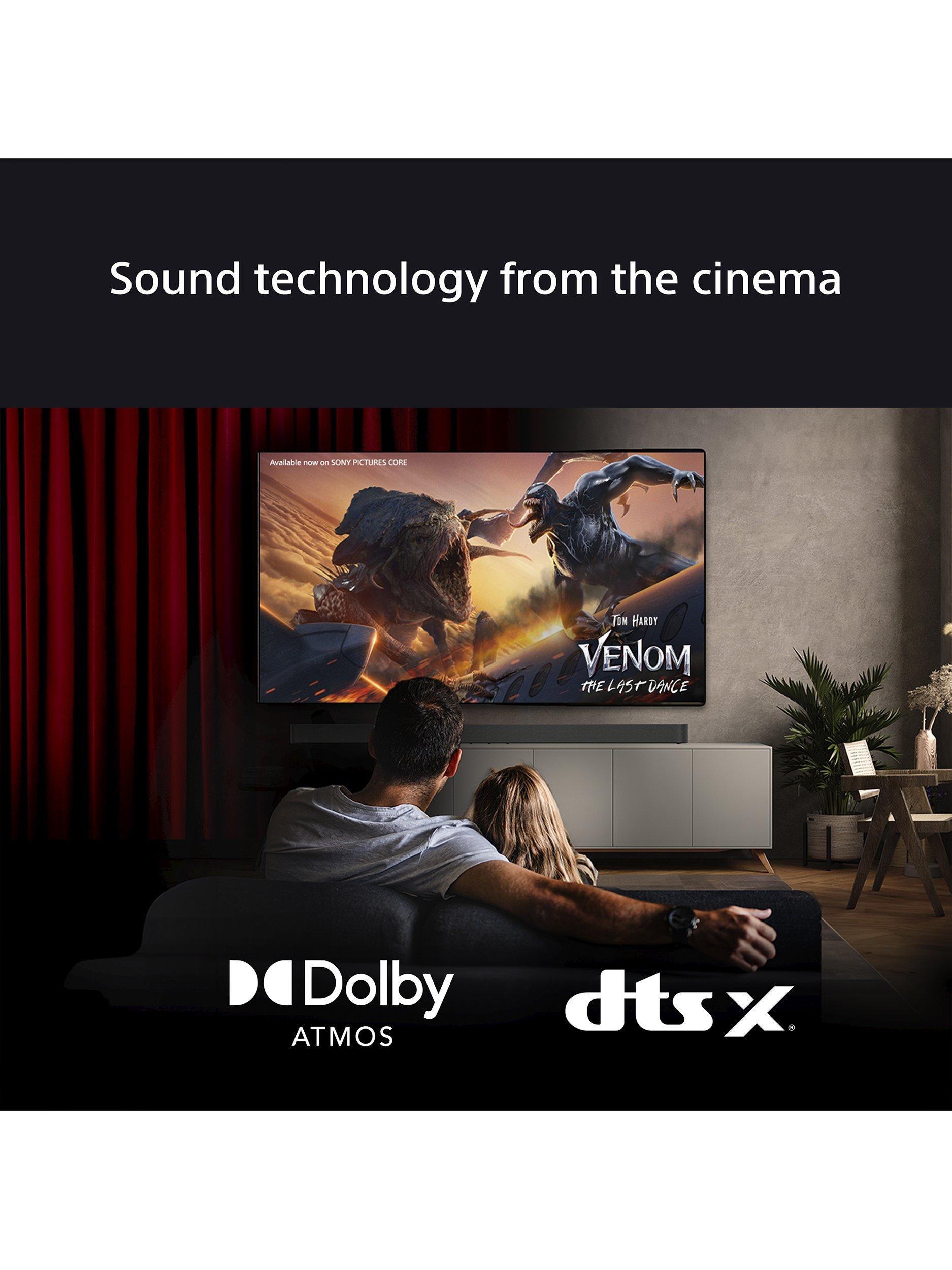 Bravia Theatre Bar 6 HT-B600 Bluetooth Soundbar with Wireless Subwoofer, Dolby Atmos & DTS:X, Black