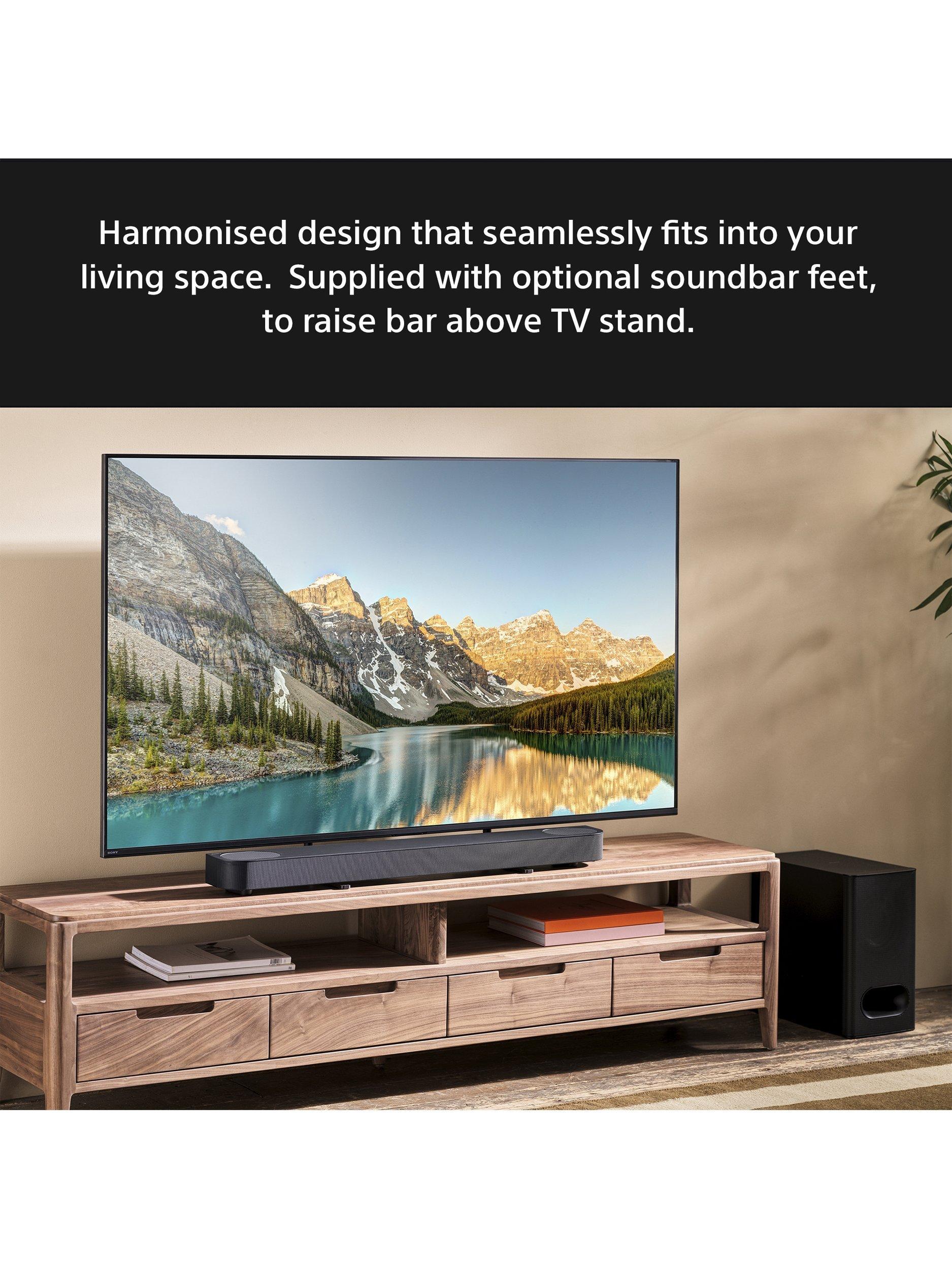 Bravia Theatre Bar 6 HT-B600 Bluetooth Soundbar with Wireless Subwoofer, Dolby Atmos & DTS:X, Black