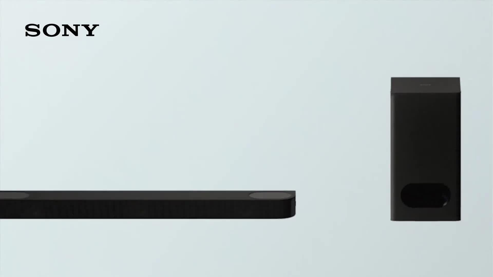 Bravia Theatre Bar 6 HT-B600 Bluetooth Soundbar with Wireless Subwoofer, Dolby Atmos & DTS:X, Black