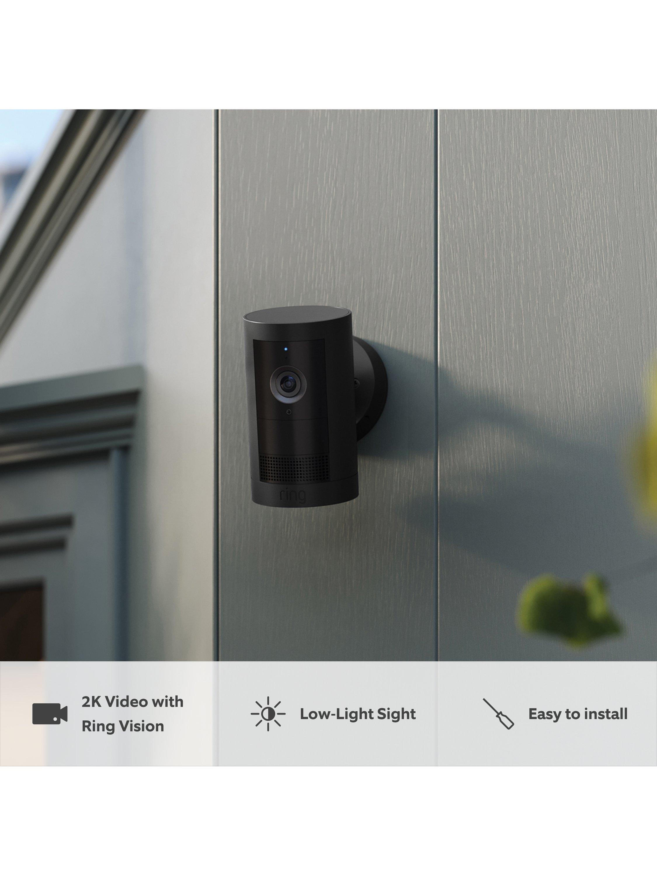Outdoor Camera Plus Battery Smart Security Camera with Built-in Wi-Fi, Black