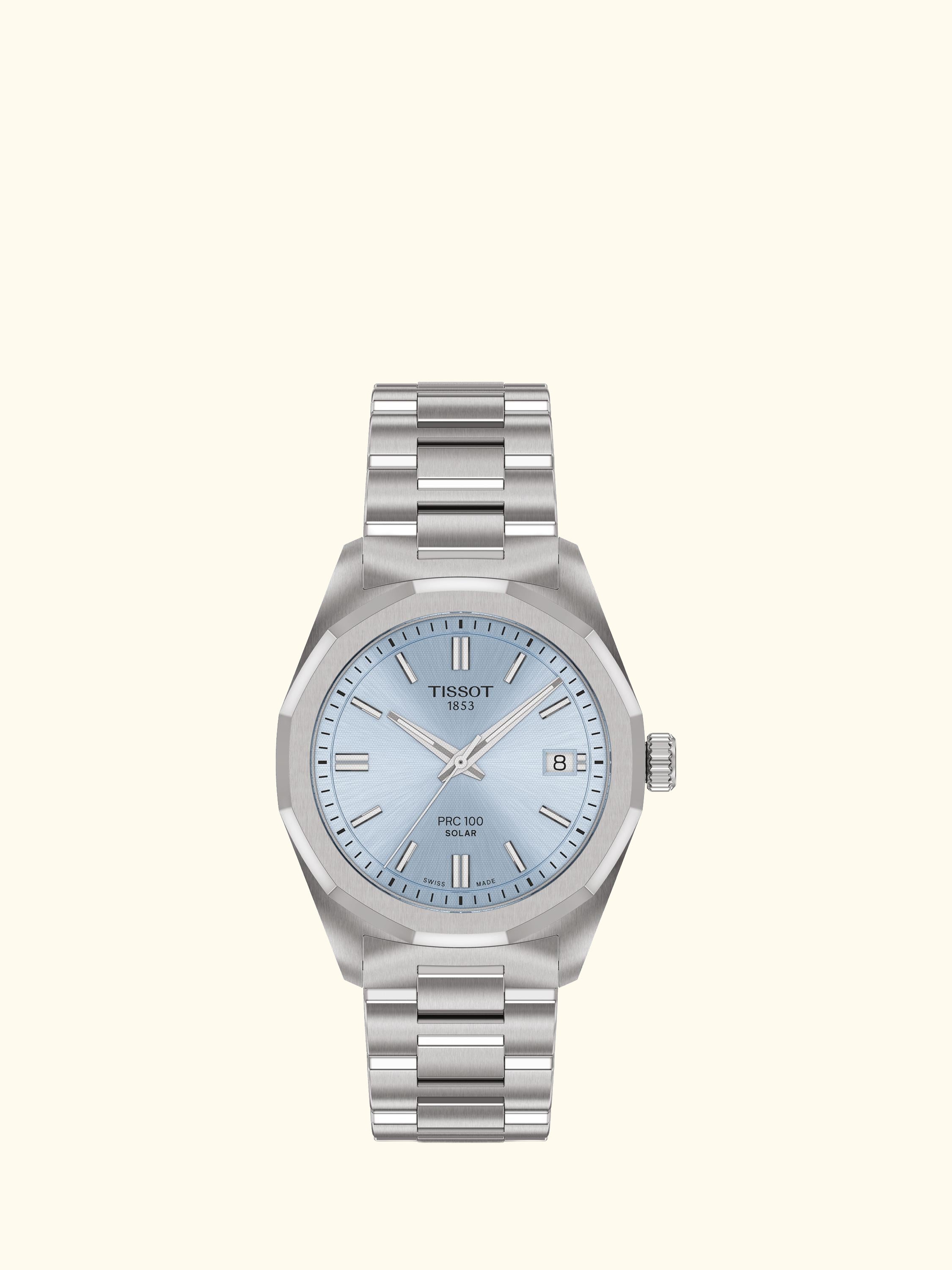 T1518221135100 Women's 34mm Bracelet Watch, Ice Blue