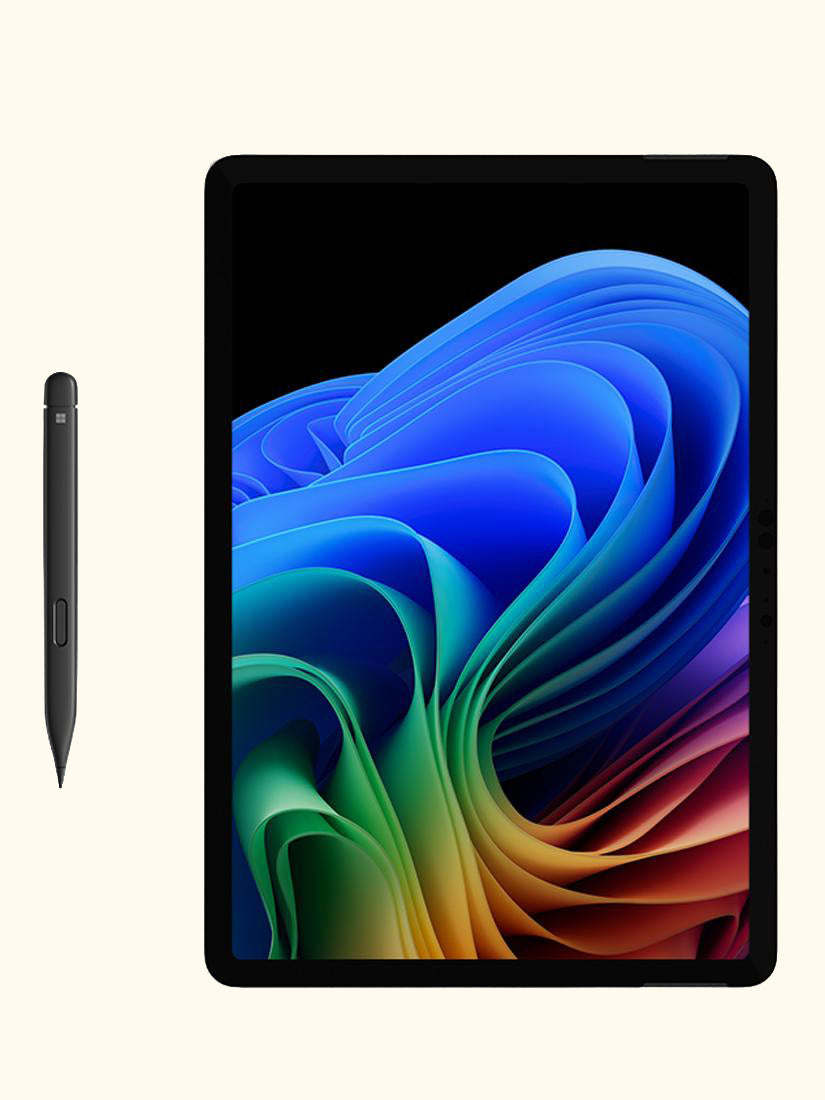 Surface Pro, Copilot+ PC, Qualcomm C8 Snapdragon X Plus Processor, 16GB RAM, 512GB SSD, 12" PixelSense Flow Display, Platinum