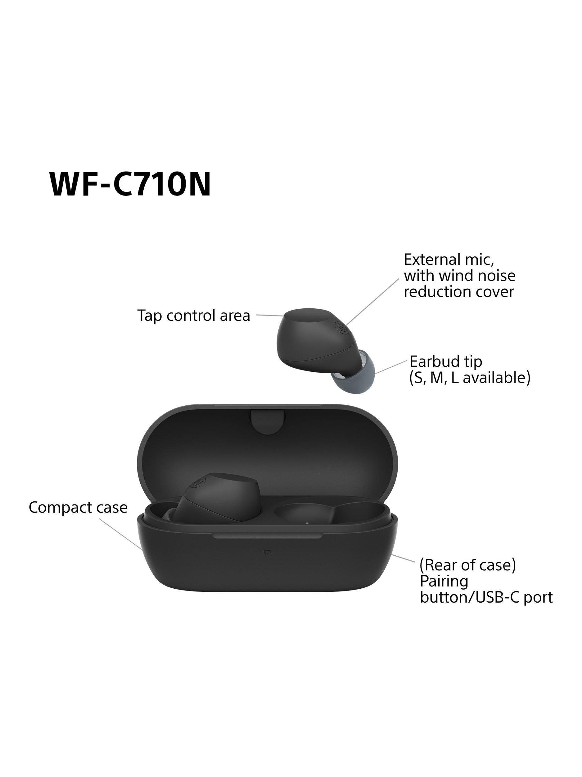 WF-C710N Noise Cancelling True Wireless Bluetooth In-Ear Headphones with Mic/Remote