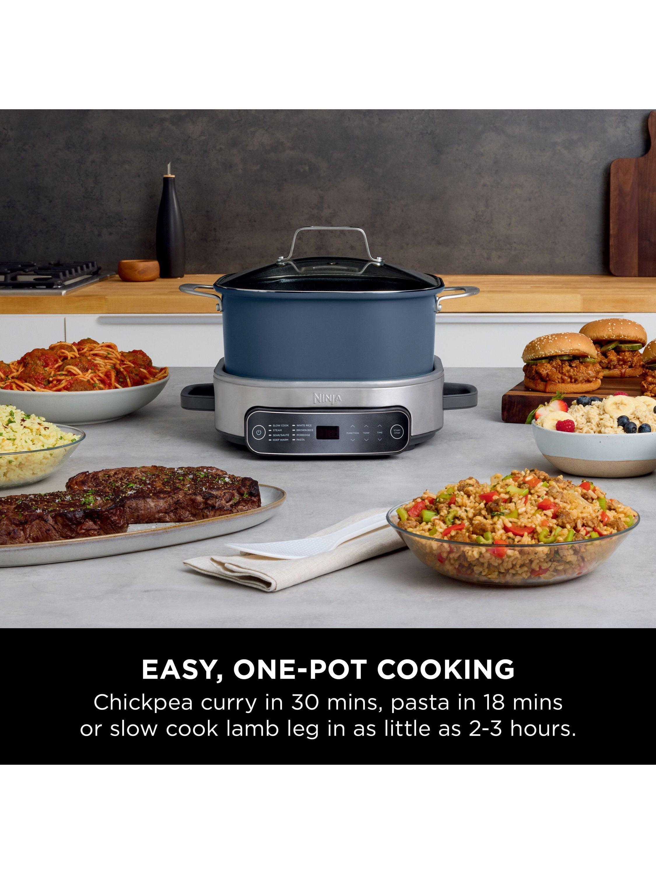 MC1101UK Foodi 8-Mode PossibleCooker Rice & Slow Cooker, 6L, Midnight Blue