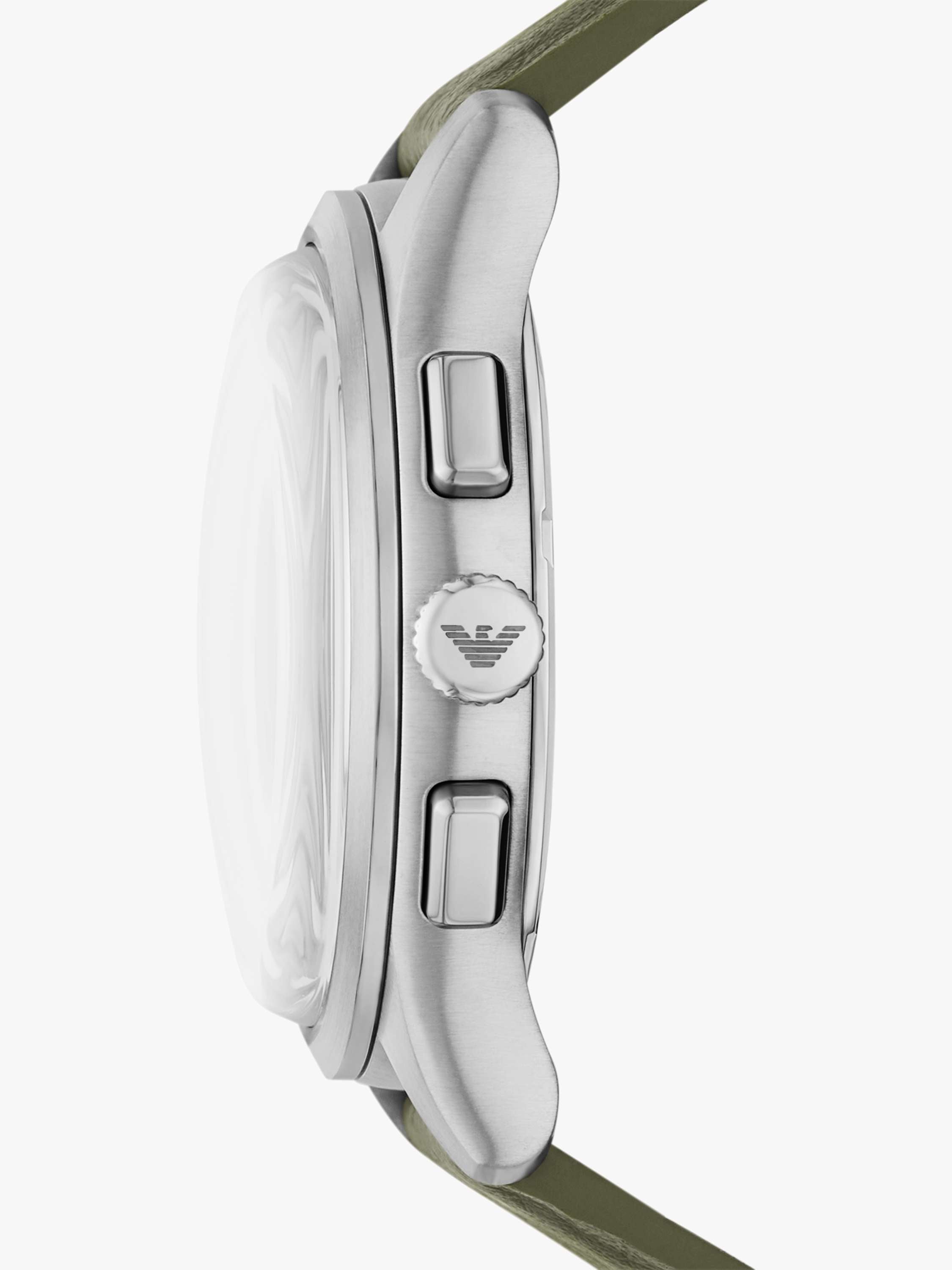 AR11693 Men's Stainless Steel Mirum Strap Watch, Green