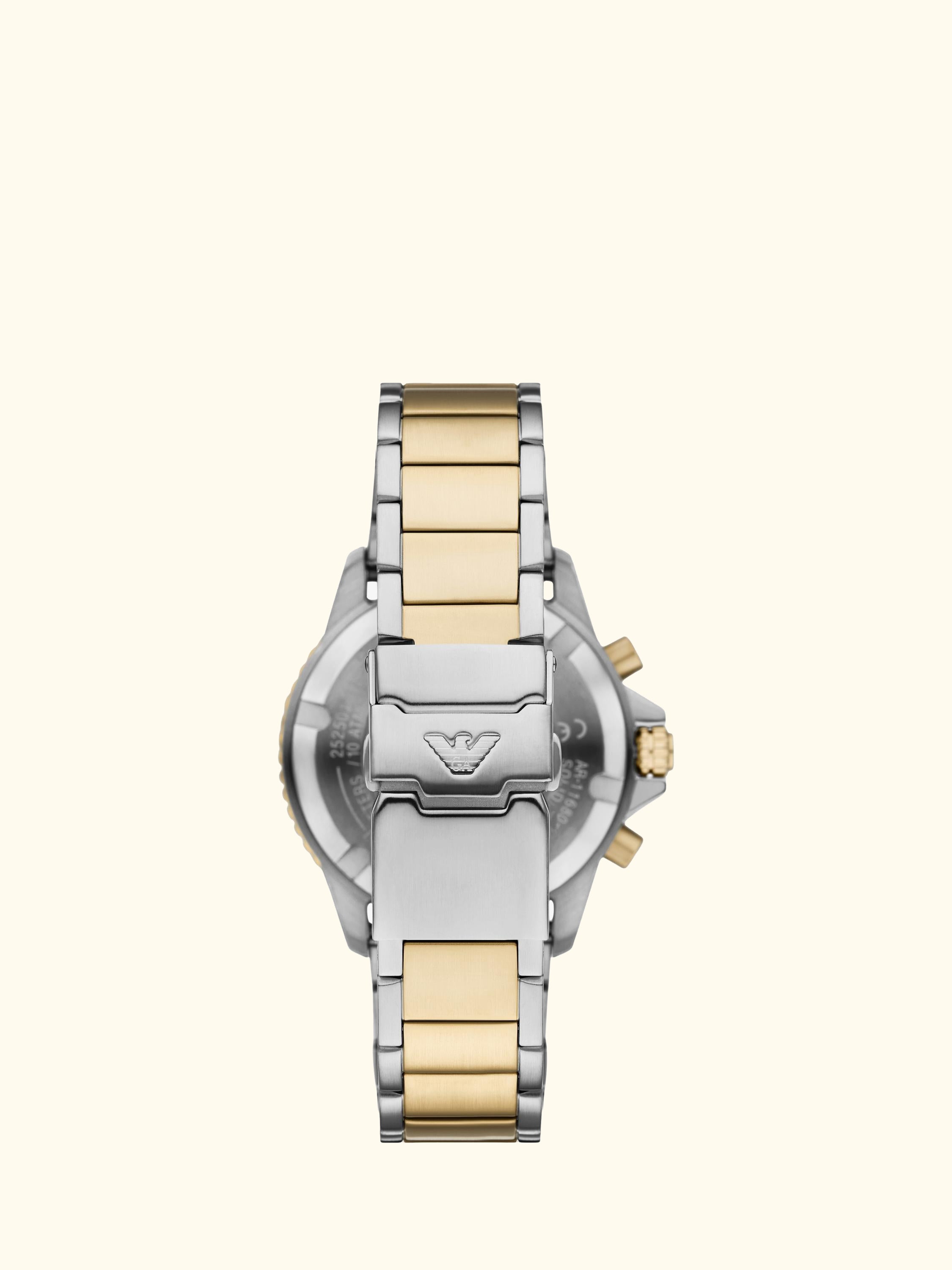 AR11695 Men's World Explorer Solar Bracelet Watch, Green
