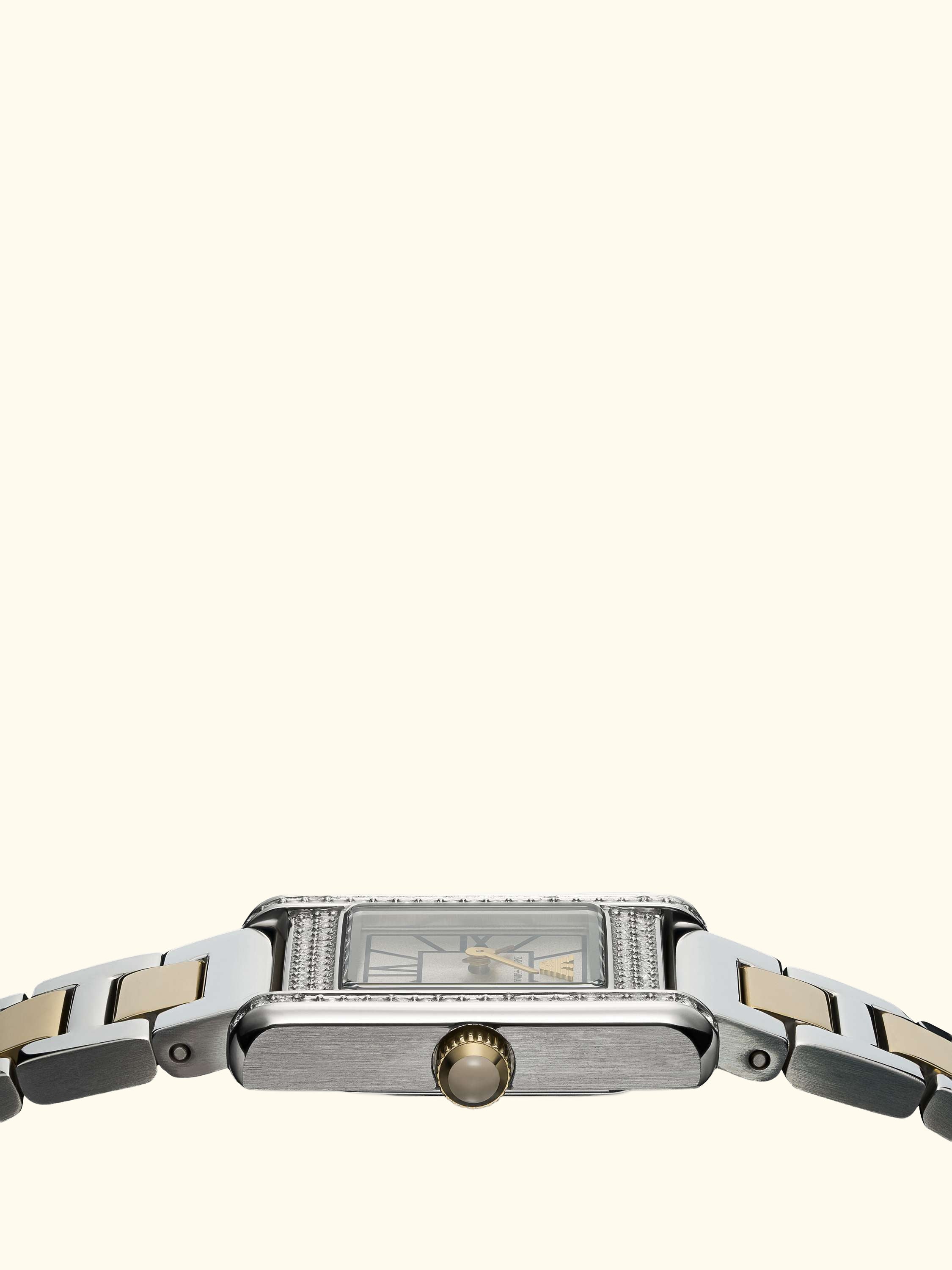 AR11704 Women's Crystal Bracelet Strap Watch, Silver