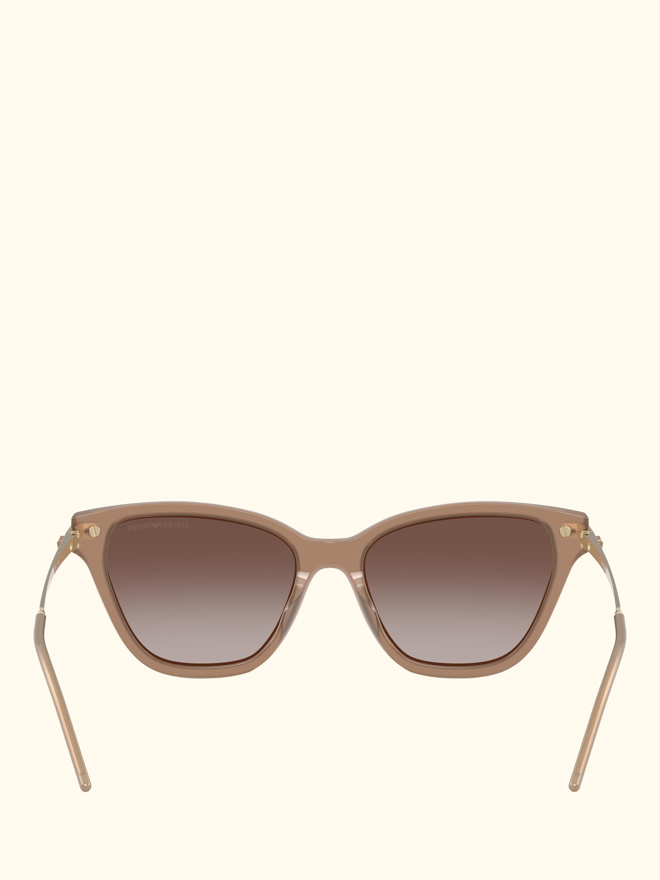 Emporio Amari EA4251 Women's Cat's Eye Sunglasses, Shiny Opal Tundra