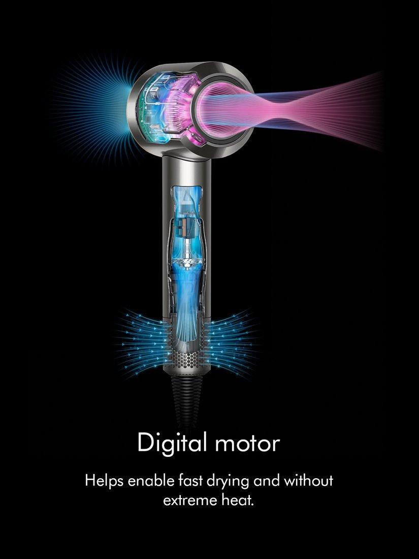 Supersonic™ Straight+Wavy Hair Dryer, Prussian Blue