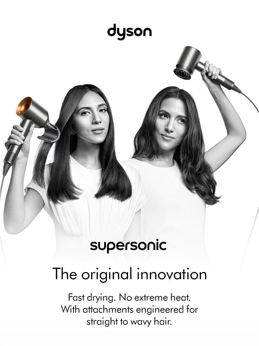 Supersonic™ Straight+Wavy Hair Dryer, Prussian Blue