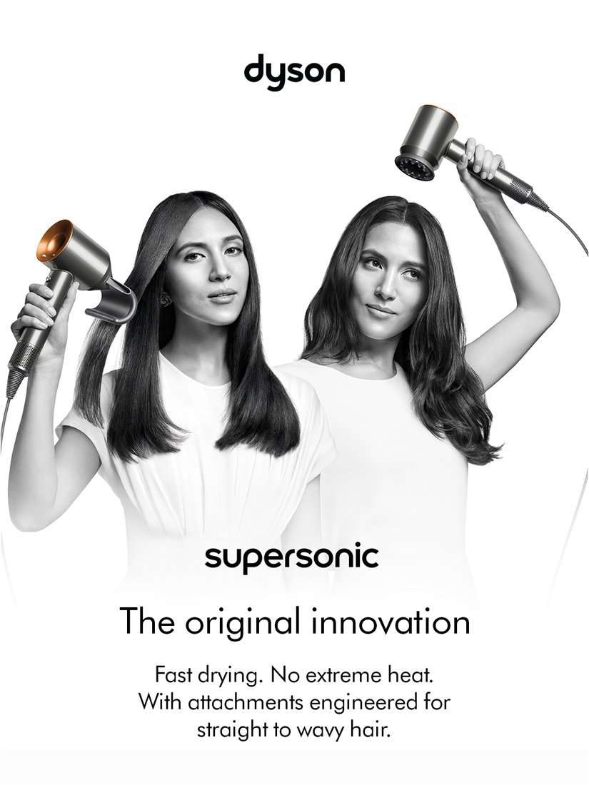 Supersonic™ Straight+Wavy Hair Dryer, Prussian Blue