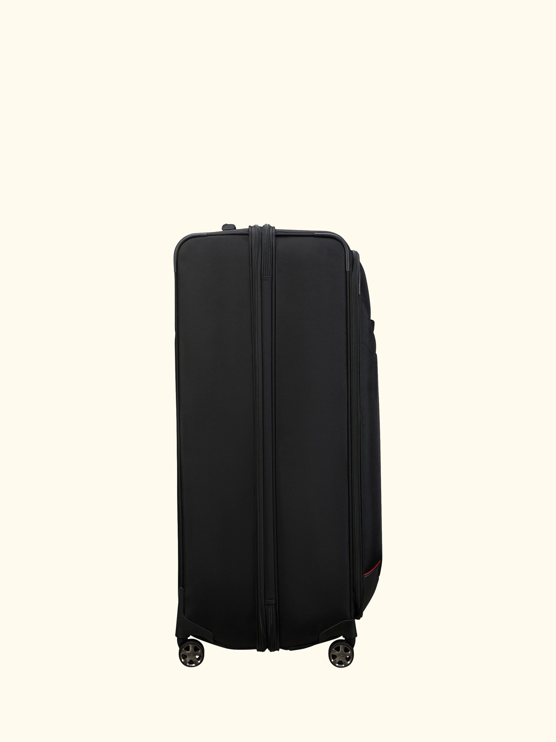 Pro-DLX 6 TRVL 4-Wheel Spinner 84cm Expandable Extra Large Suitcase, 160L, Black
