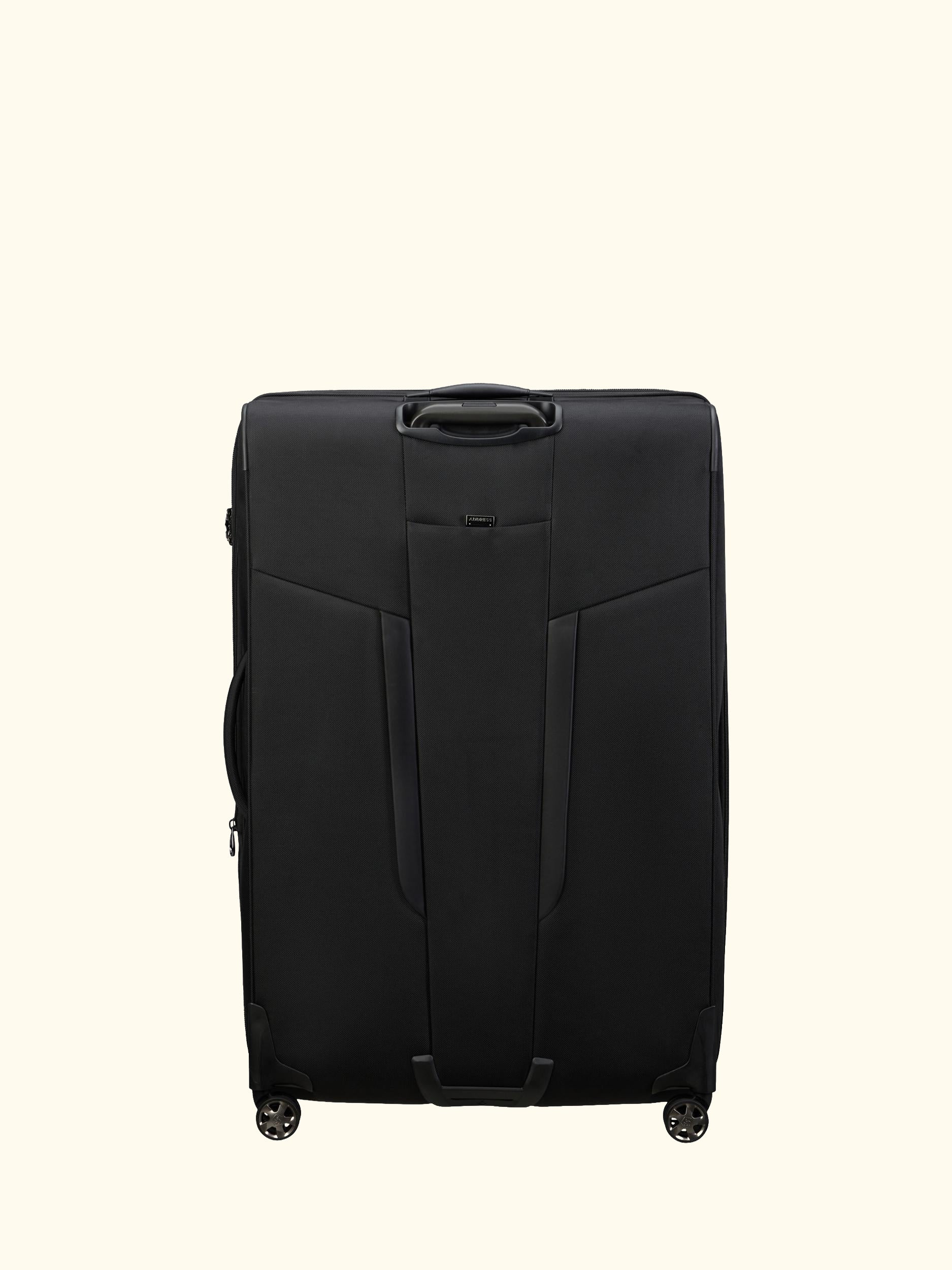 Pro-DLX 6 TRVL 4-Wheel Spinner 84cm Expandable Extra Large Suitcase, 160L, Black