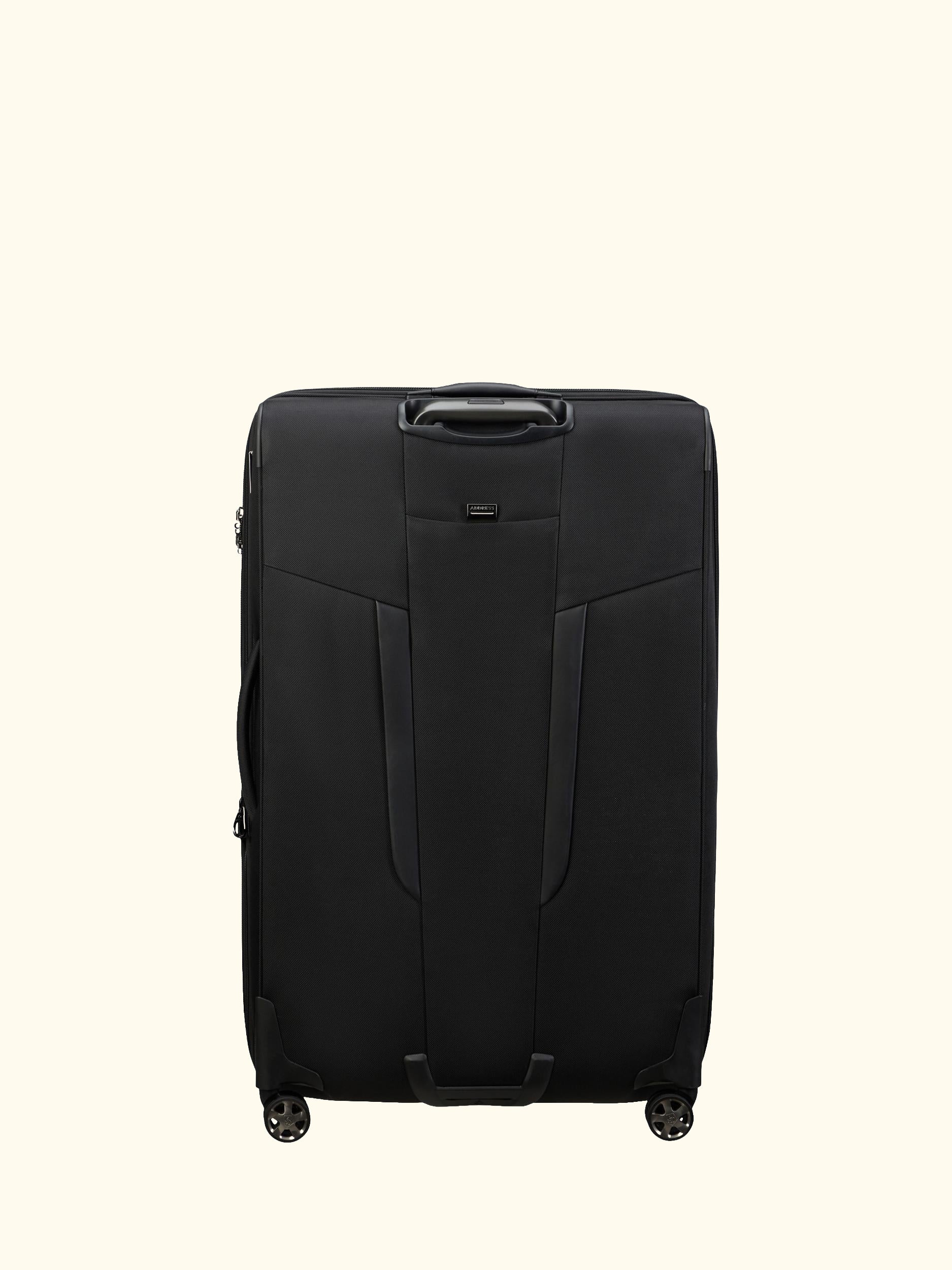 Pro-DLX 6 TRVL 4-Wheel Spinner 79cm Expandable Large Suitcase, 113L, Black