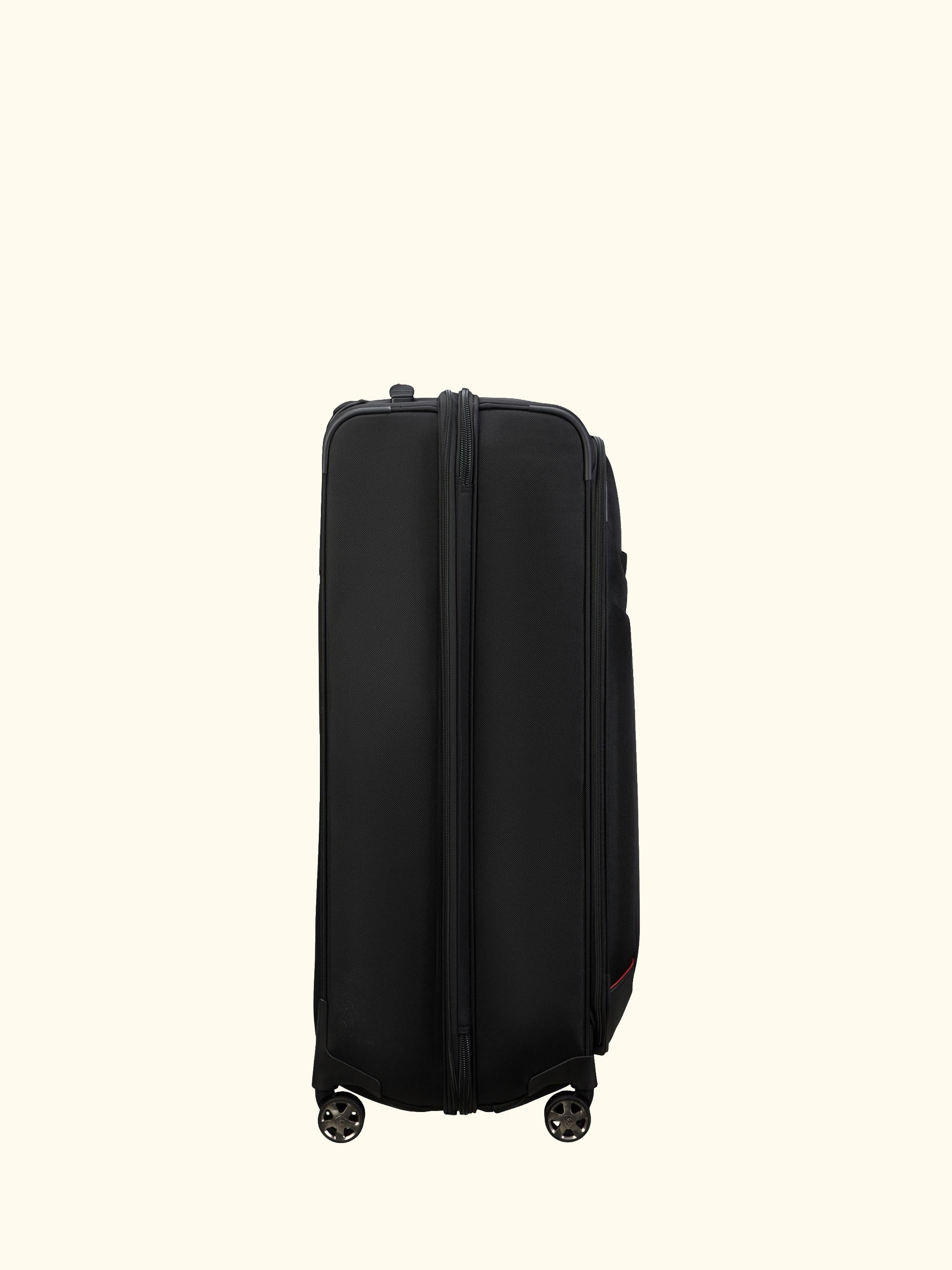 Pro-DLX 6 TRVL 4-Wheel Spinner 79cm Expandable Large Suitcase, 113L, Black