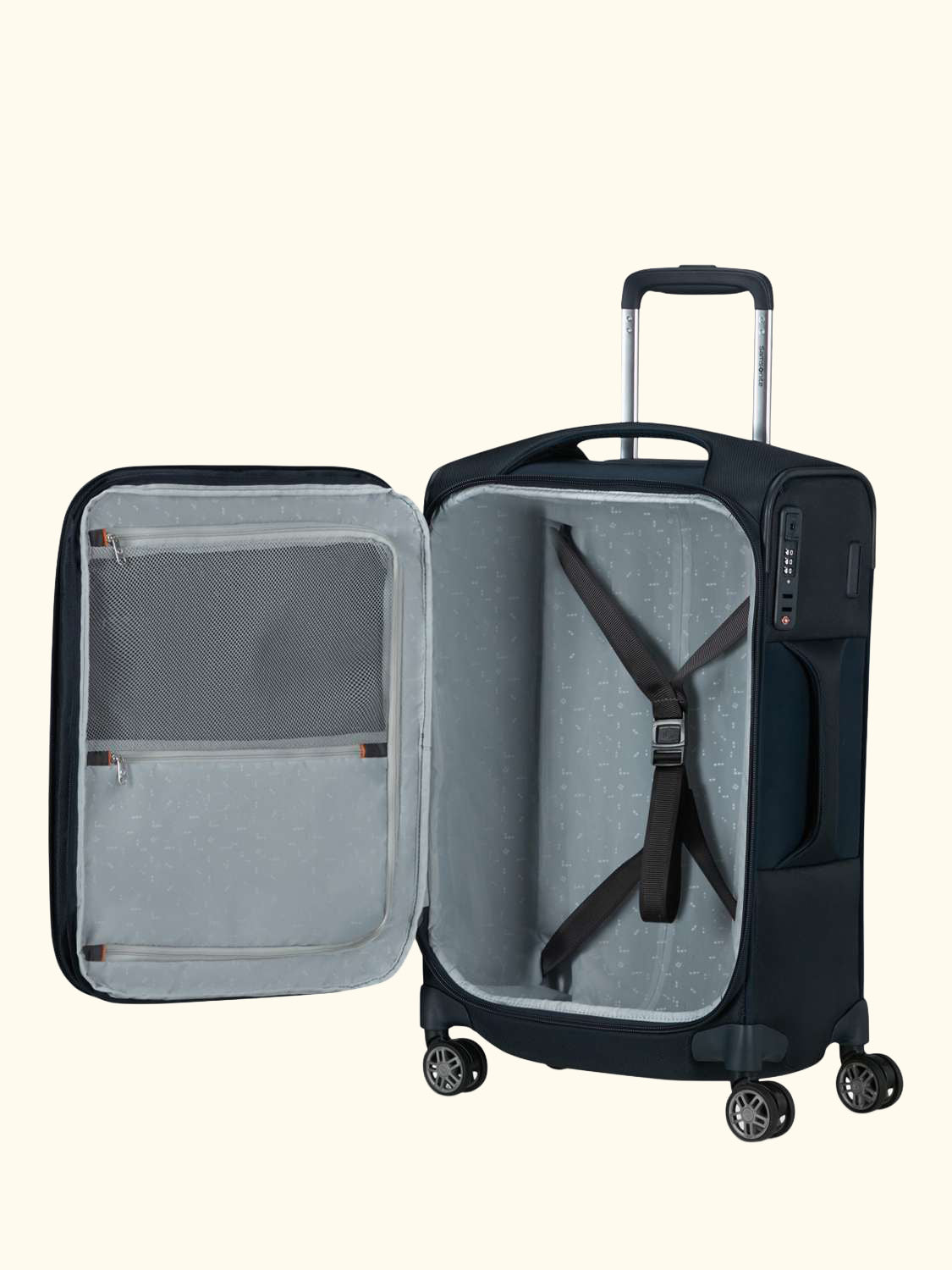 Re-Lite 4-Wheel Spinner 55cm Expandable Slim Cabin Case, 36L