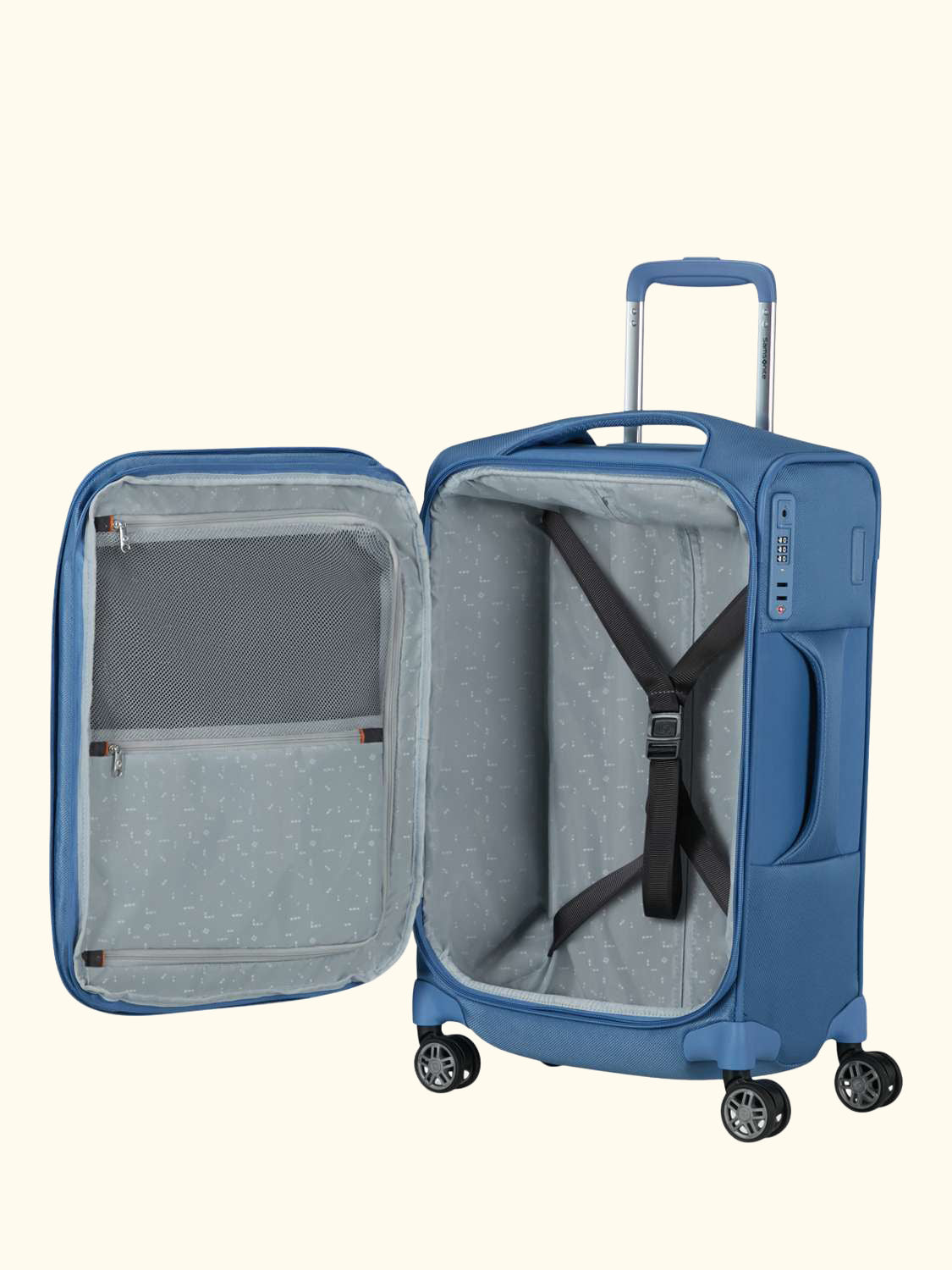 Re-Lite 4-Wheel Spinner 55cm Expandable Slim Cabin Case, 36L