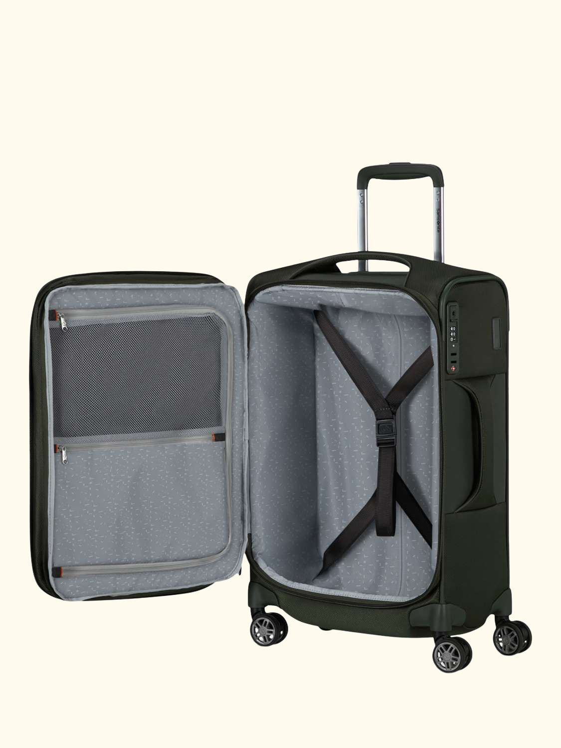 Re-Lite 4-Wheel Spinner 55cm Expandable Slim Cabin Case, 36L