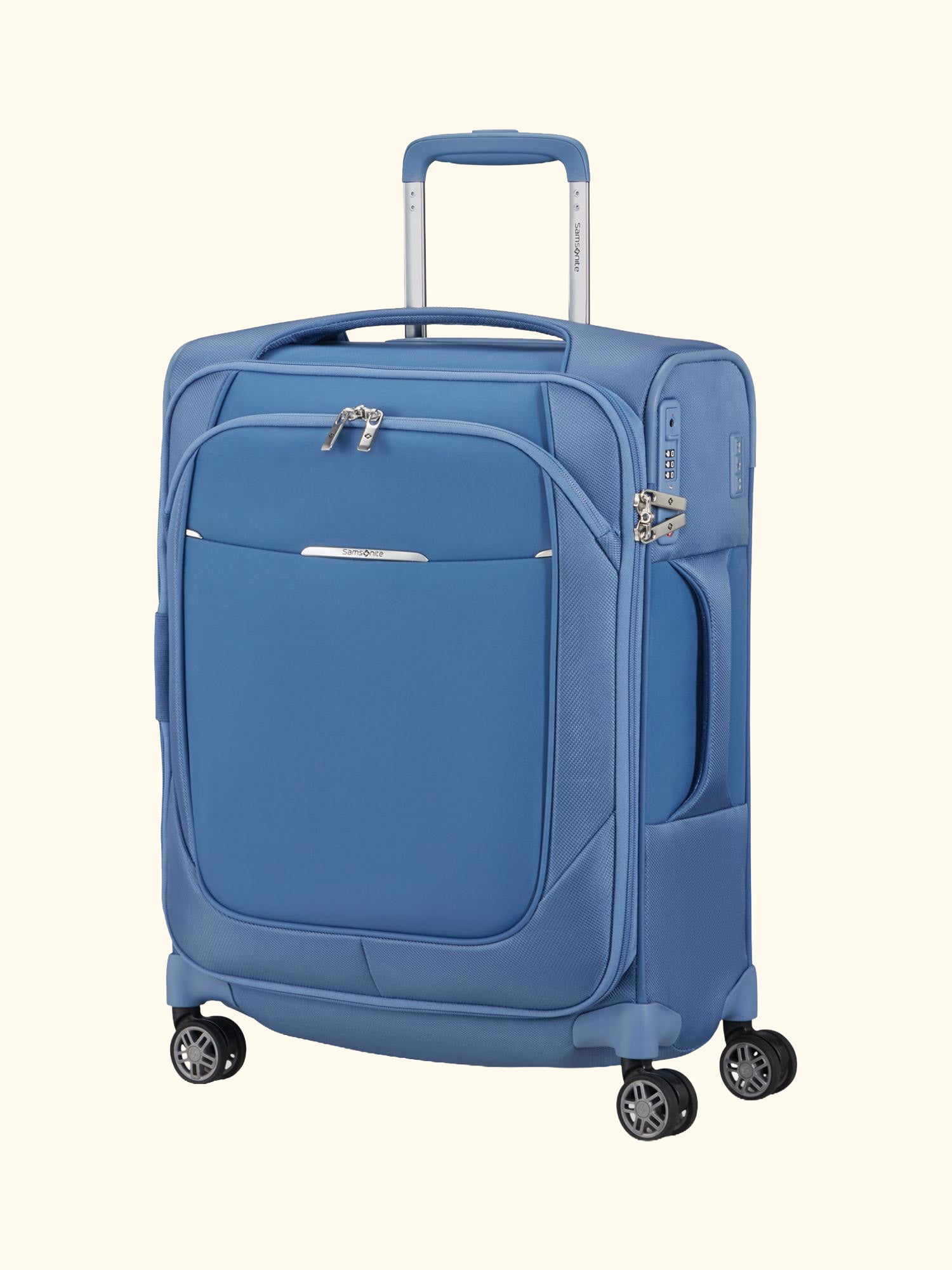 Re-Lite 4-Wheel Spinner 55cm Expandable Cabin Case, 39L, Blue