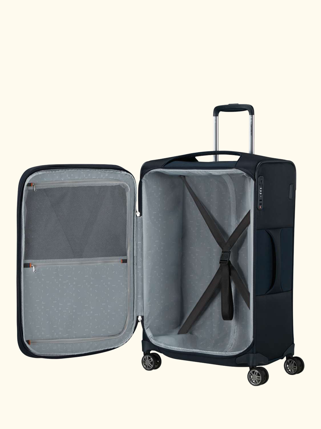 Re-Lite 4-Wheel Spinner 67cm Expandable Medium Suitcase, 79L