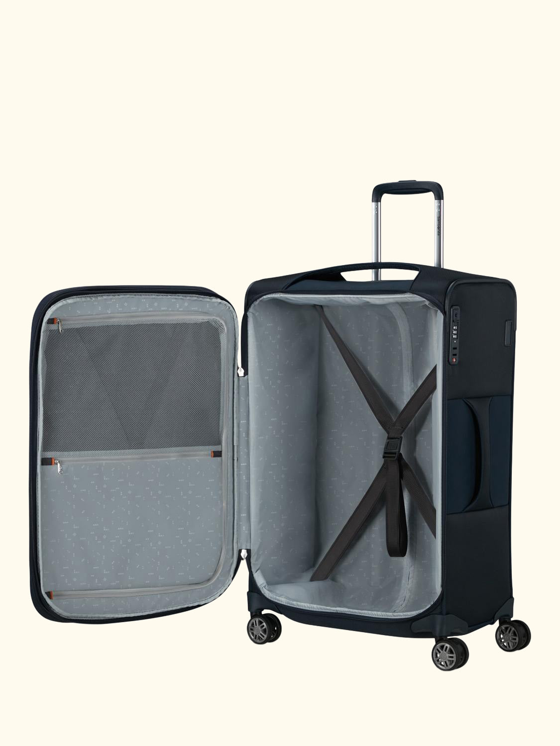 Re-Lite 4-Wheel Spinner 67cm Expandable Medium Suitcase, 79L