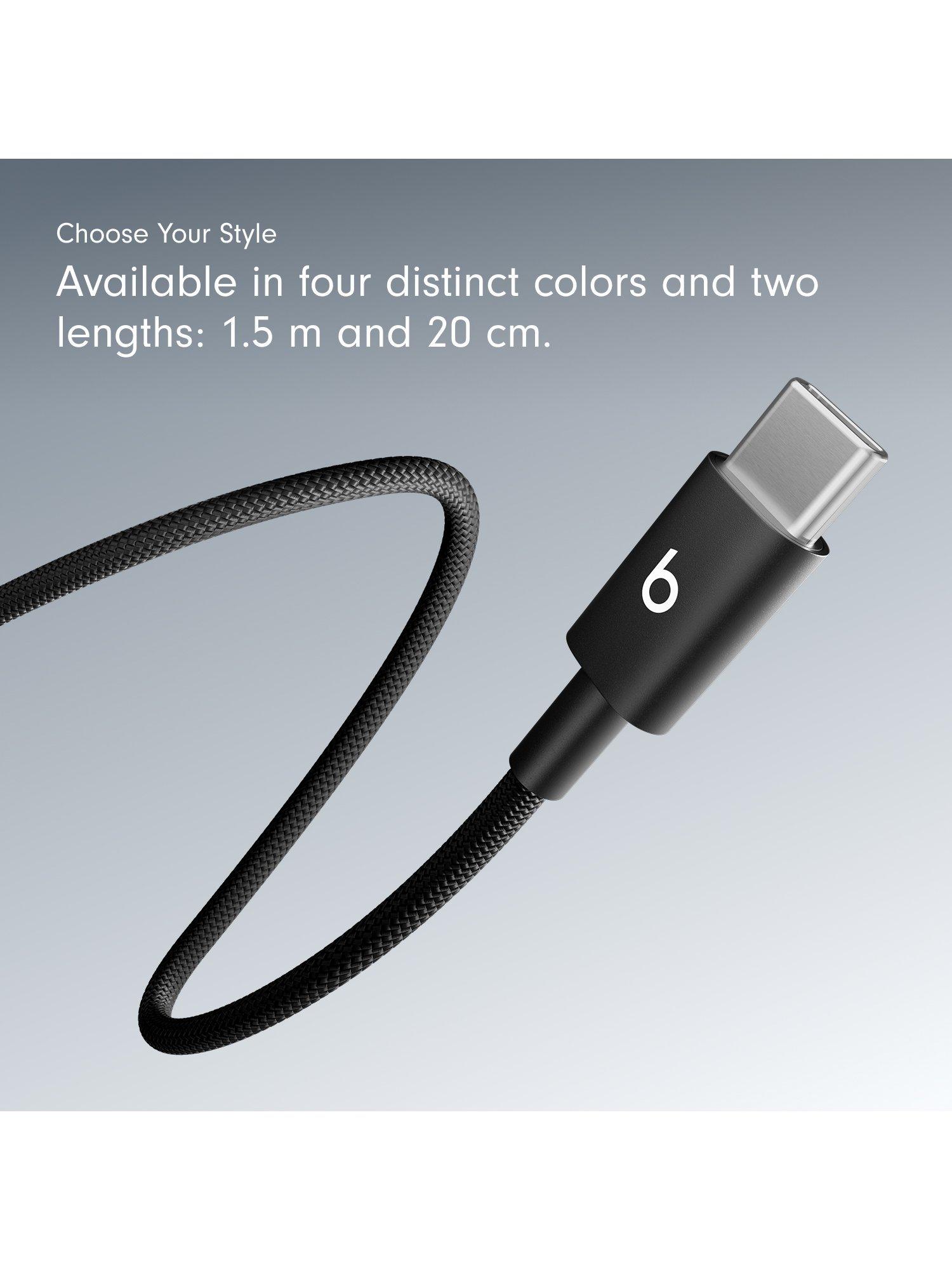 USB-C to USB-C Woven Cable, 1.5m