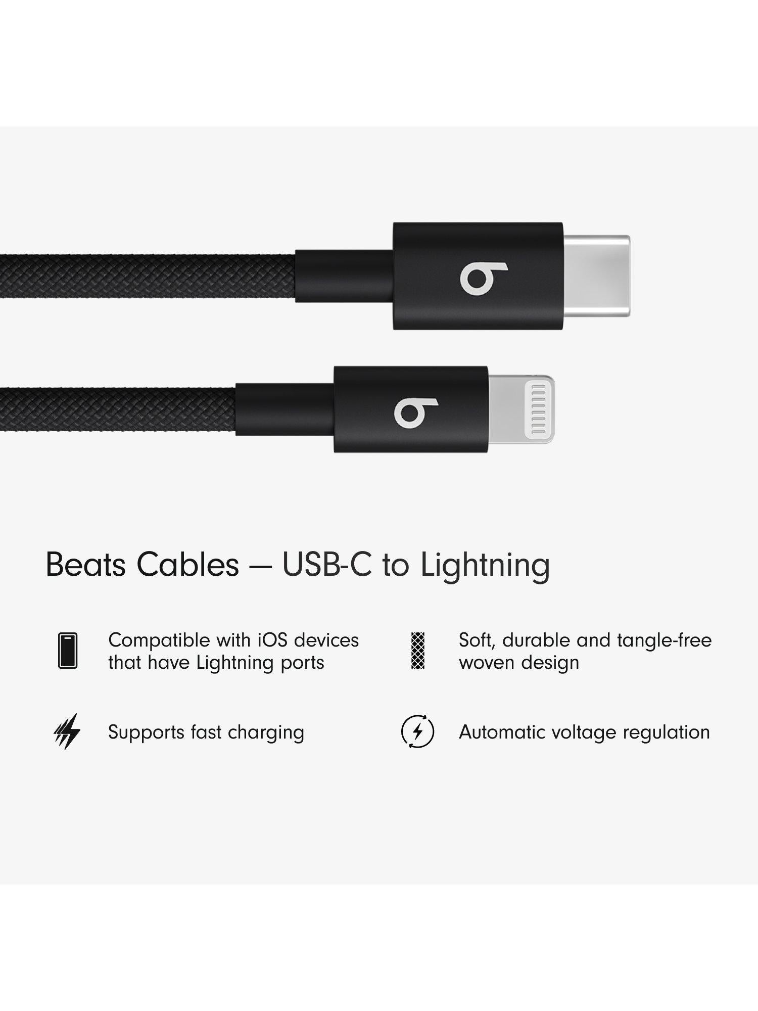 USB-C to Lightning Woven Cable, 1.5m