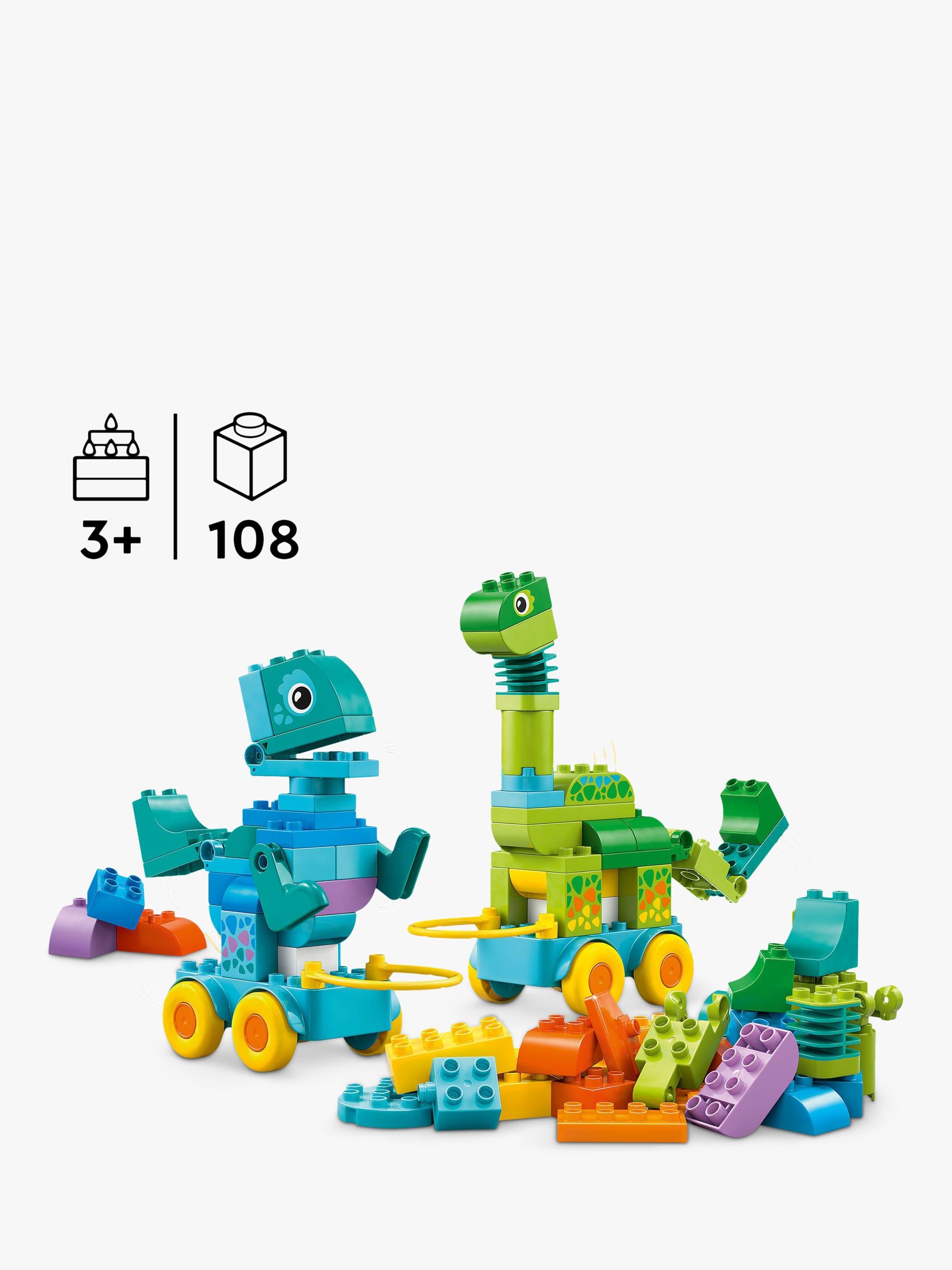 DUPLO 3-in-1 Dinosaurs on Wheels 10451