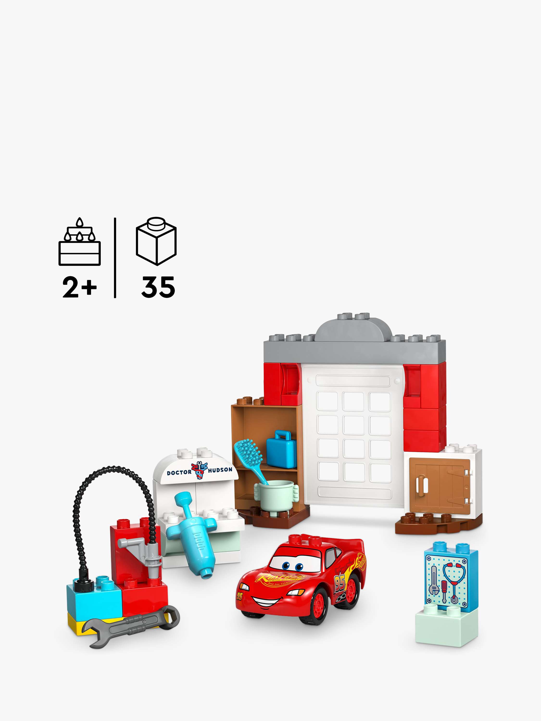 DUPLO 10456 Disney Pixar Cars McQueen's Visit to Doc's Garage