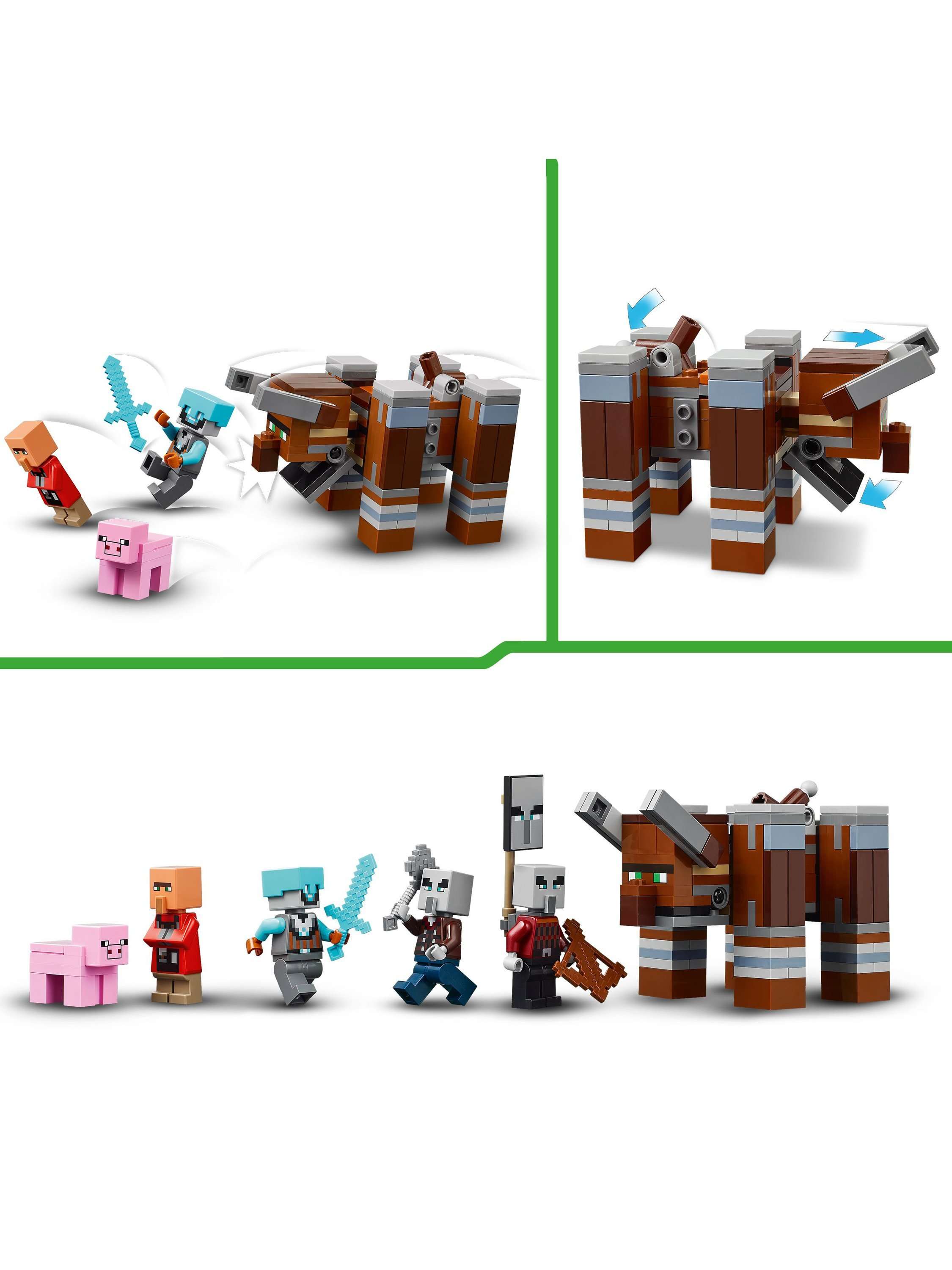 Minecraft 21278 The Pillager Outpost & Ravager