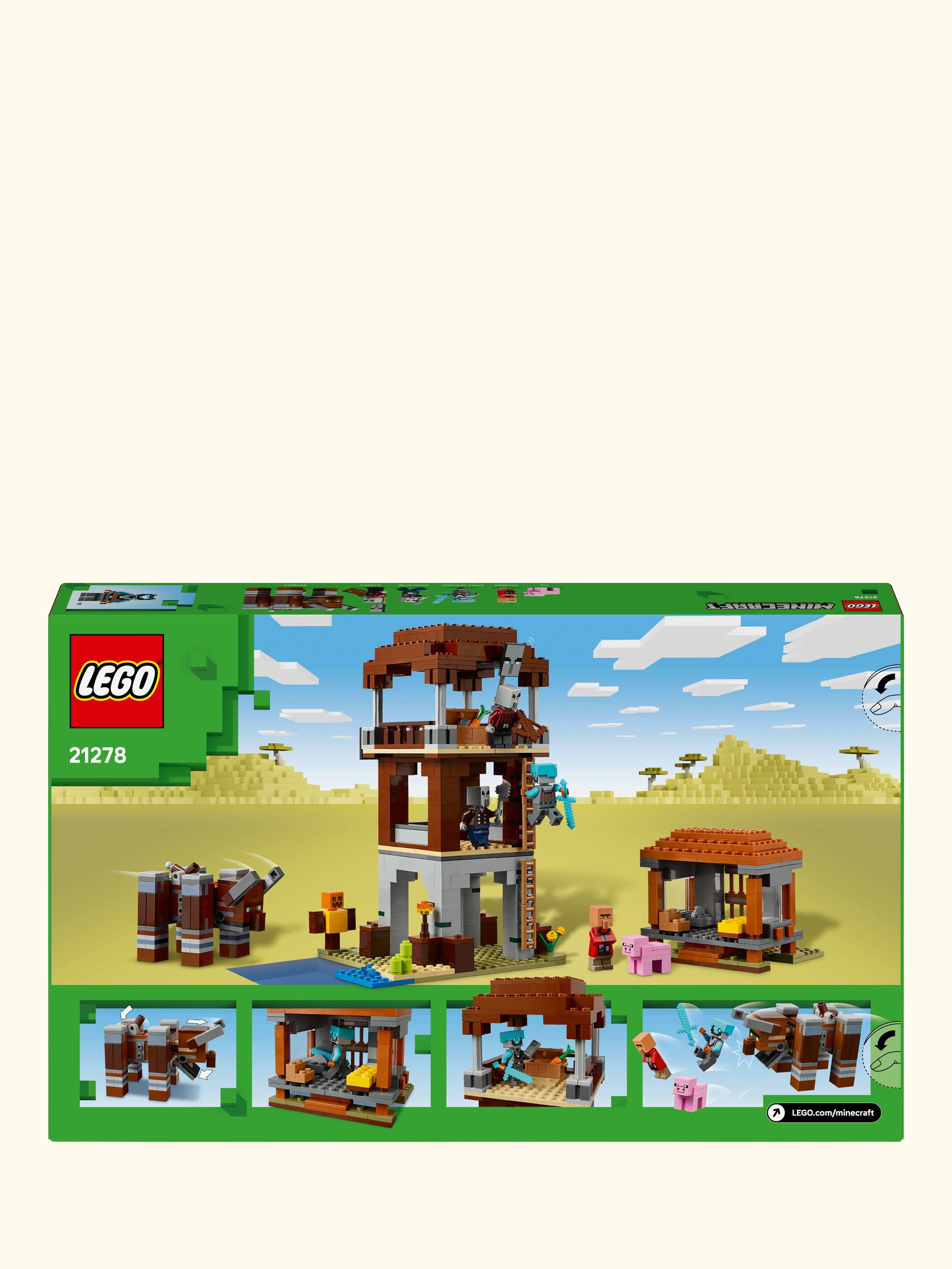 Minecraft 21278 The Pillager Outpost & Ravager