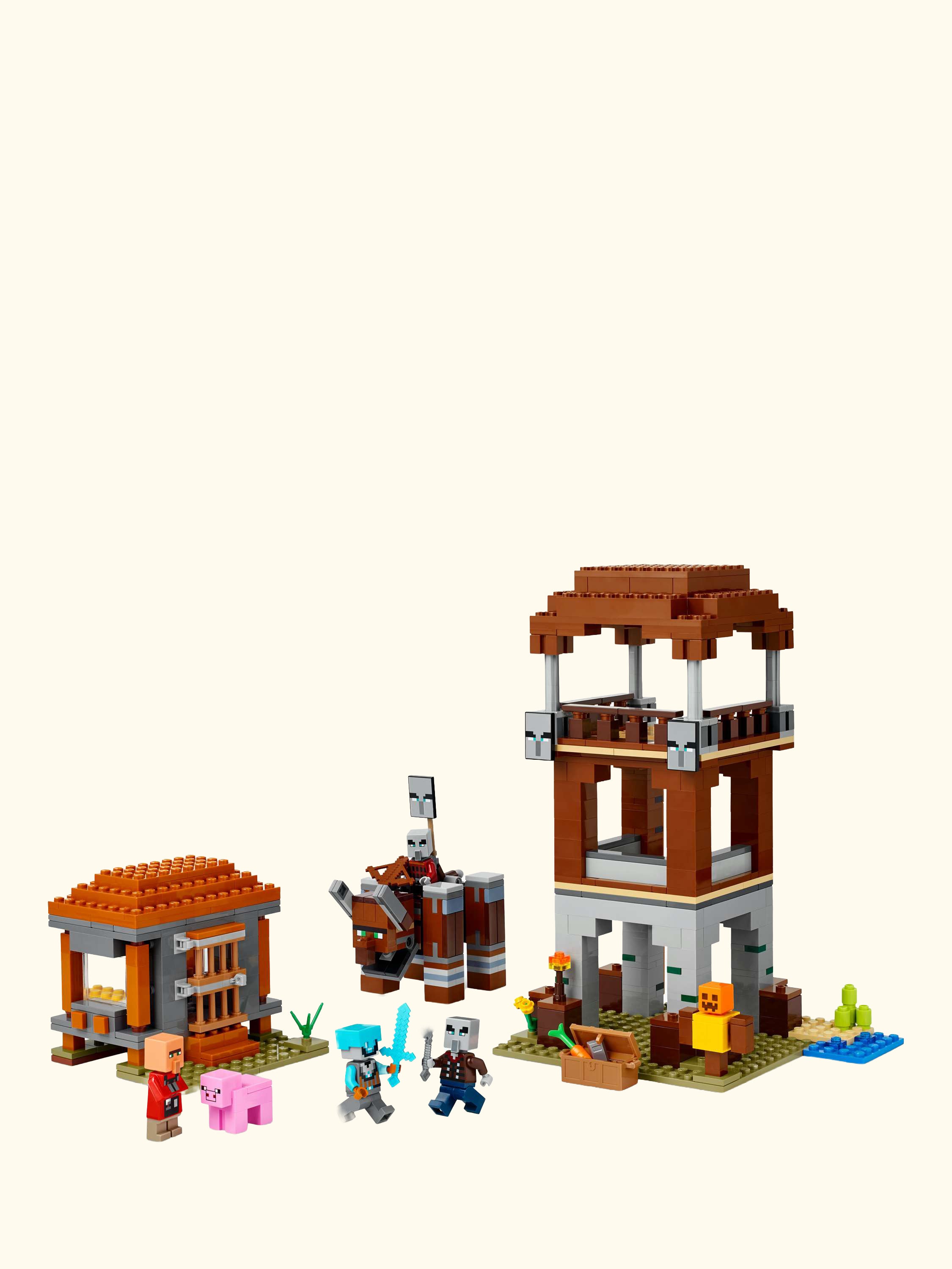 Minecraft 21278 The Pillager Outpost & Ravager
