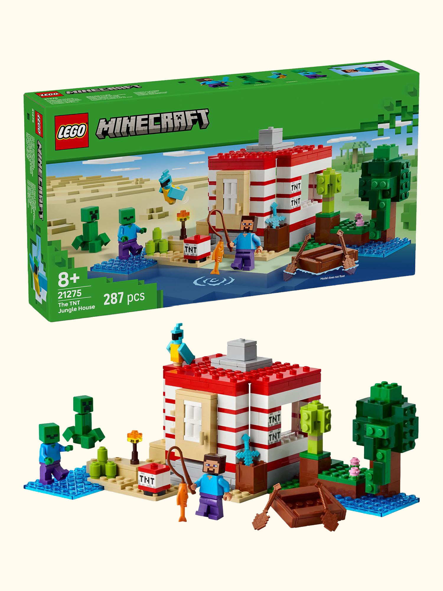 Minecraft The TNT Jungle House, 21275